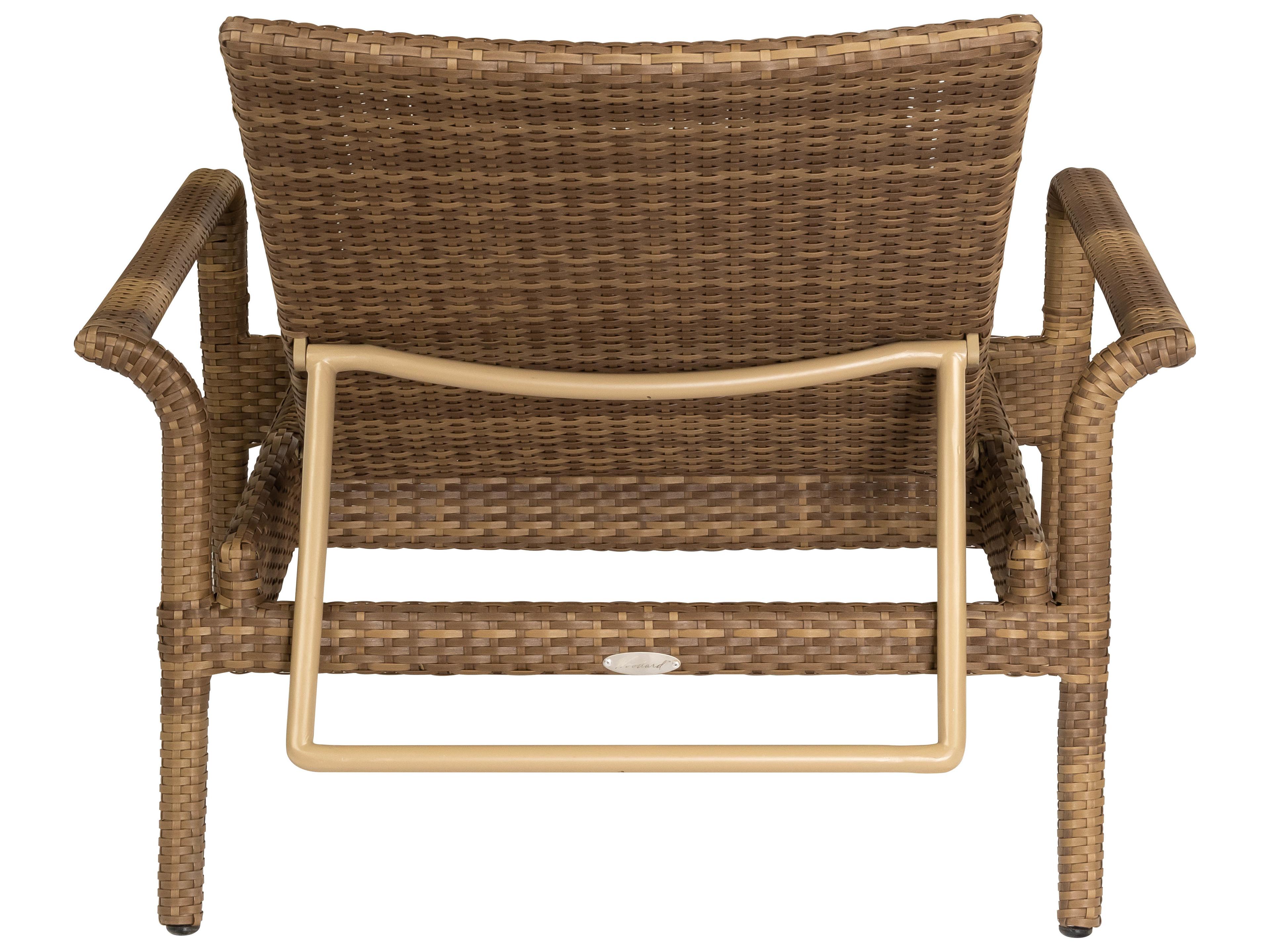 Woodard Whitecraft Bali Wicker Adjustable Outdoor Chaise Lounge