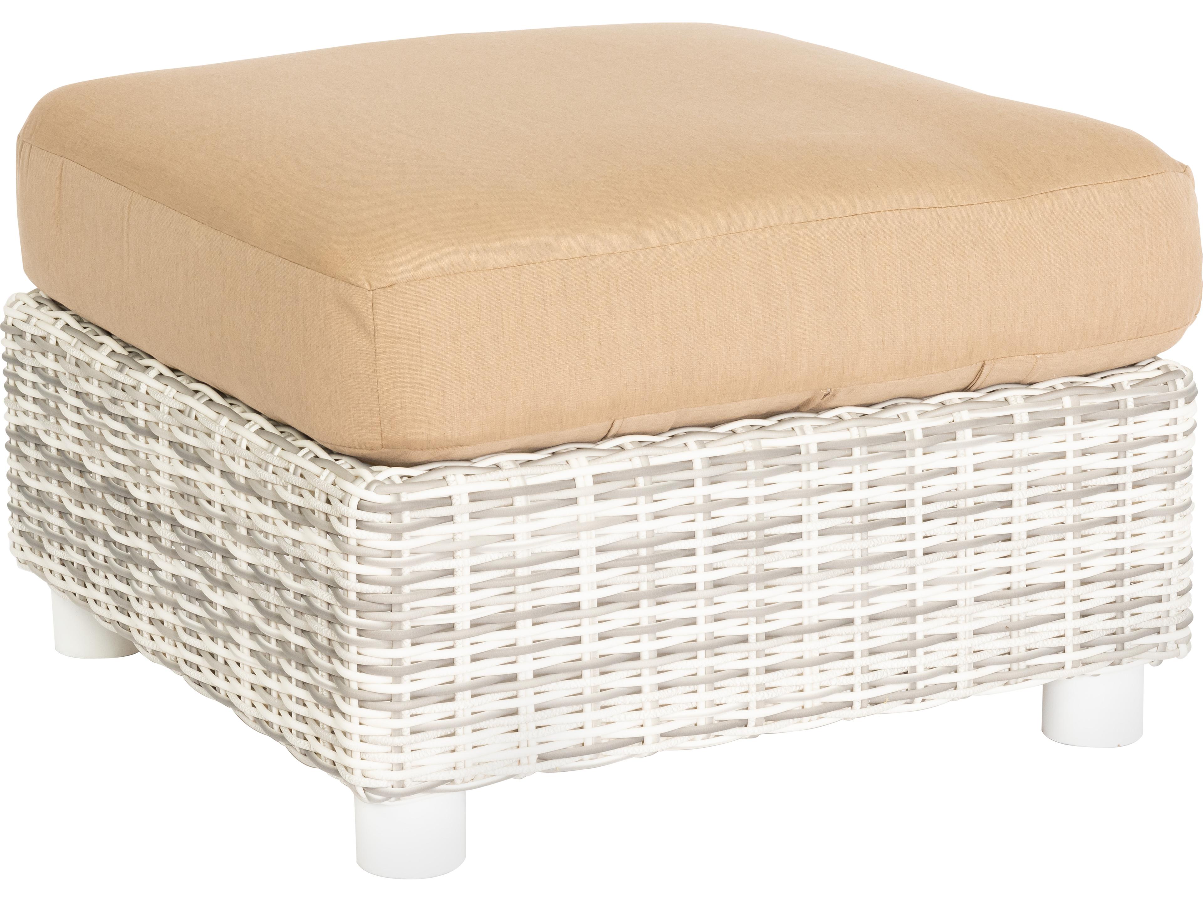 Whitecraft Sonoma Wicker Outdoor Ottoman
