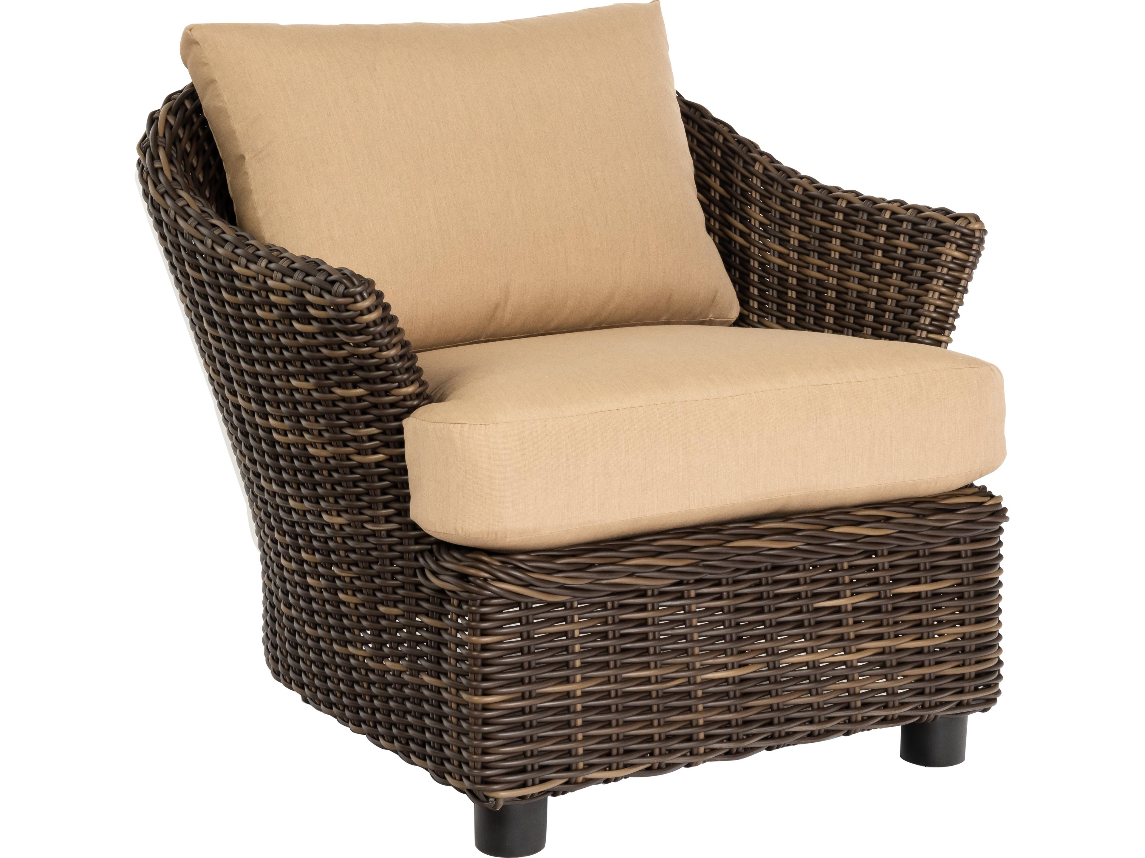 Whitecraft Sonoma Wicker Outdoor Patio Lounge Chair