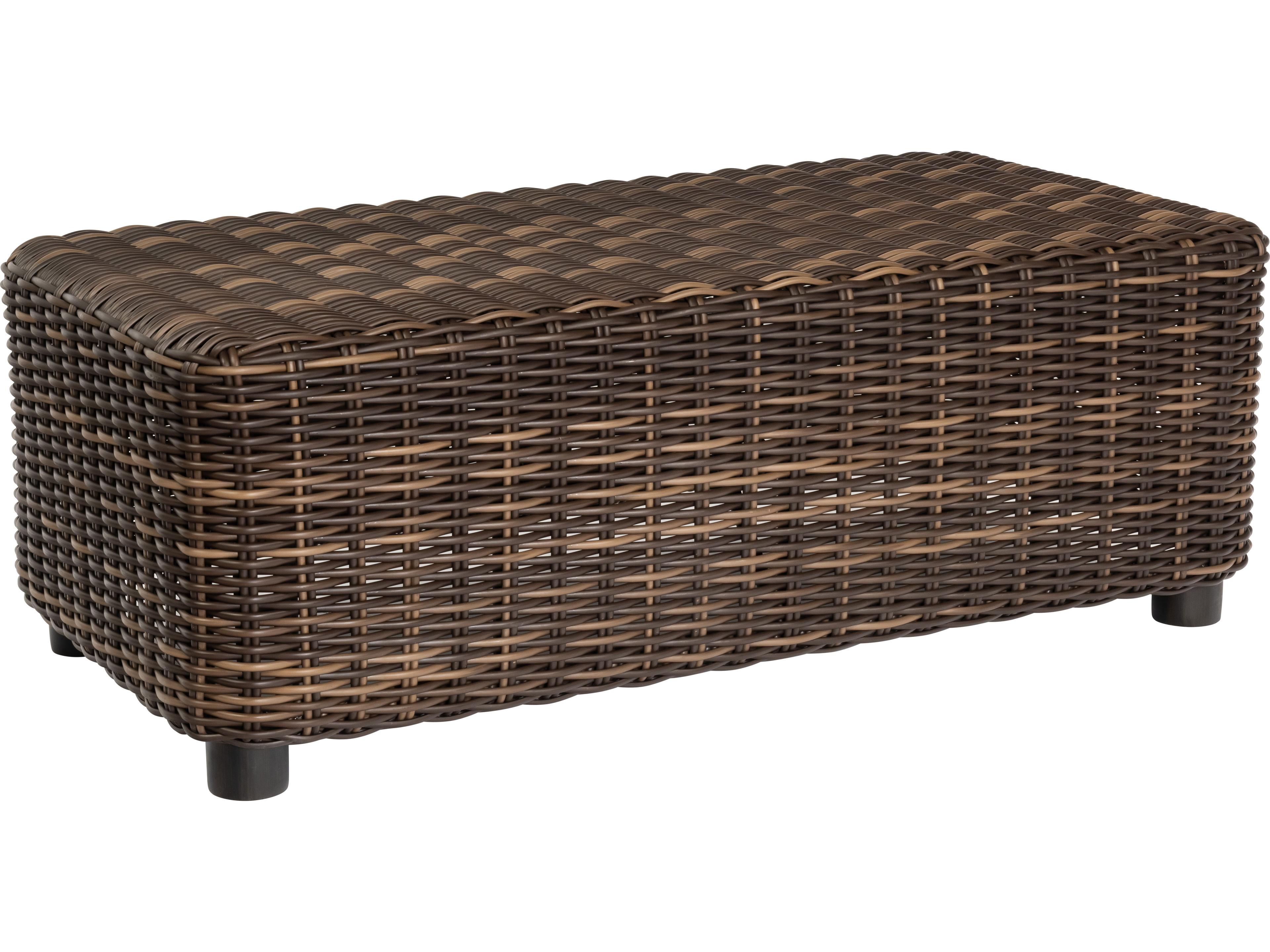 Whitecraft Sonoma Wicker Rectangular Outdoor Coffee Table
