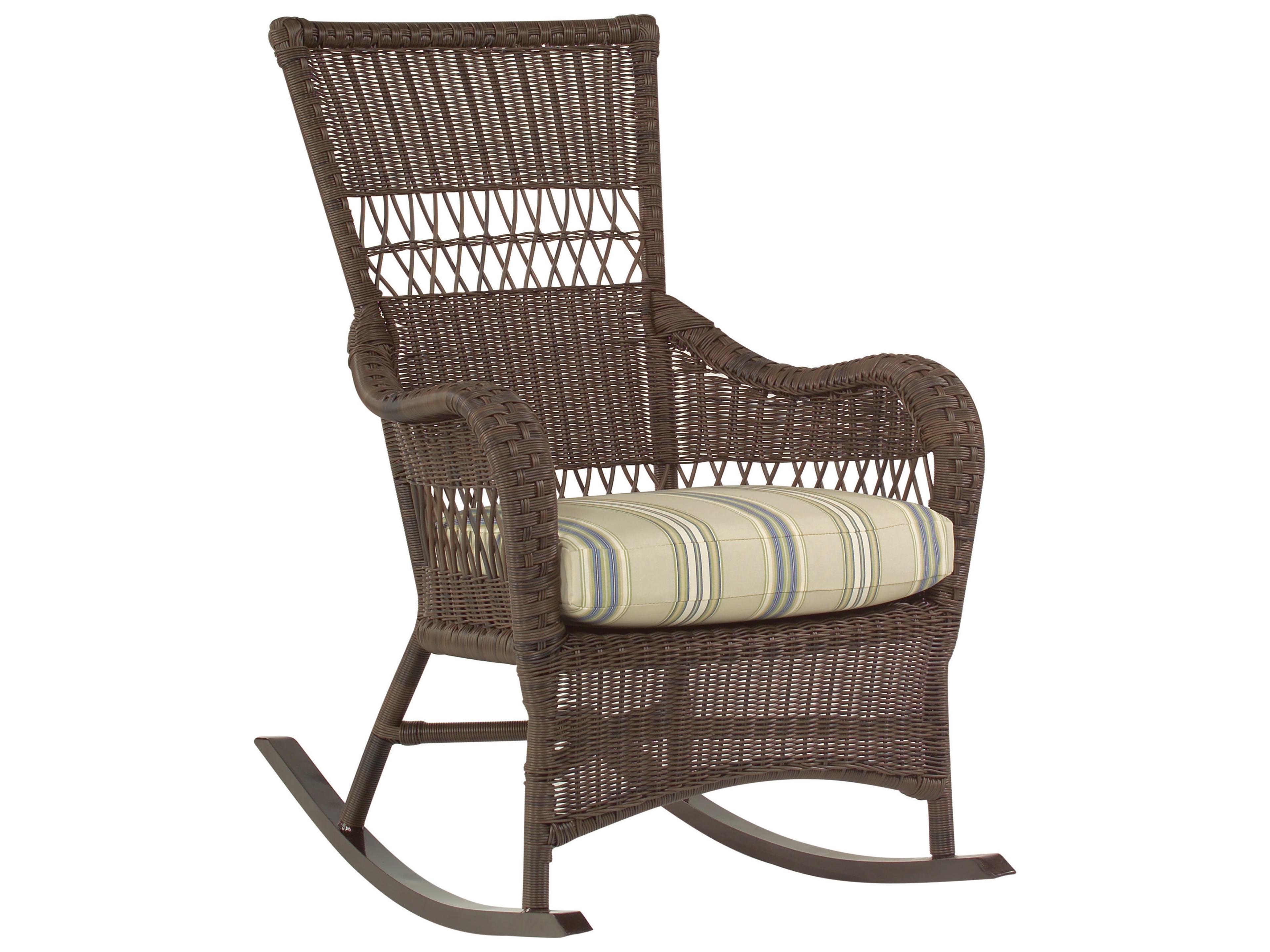 Whitecraft Sommerwind Wicker Rocker Outdoor Patio Lounge Chair