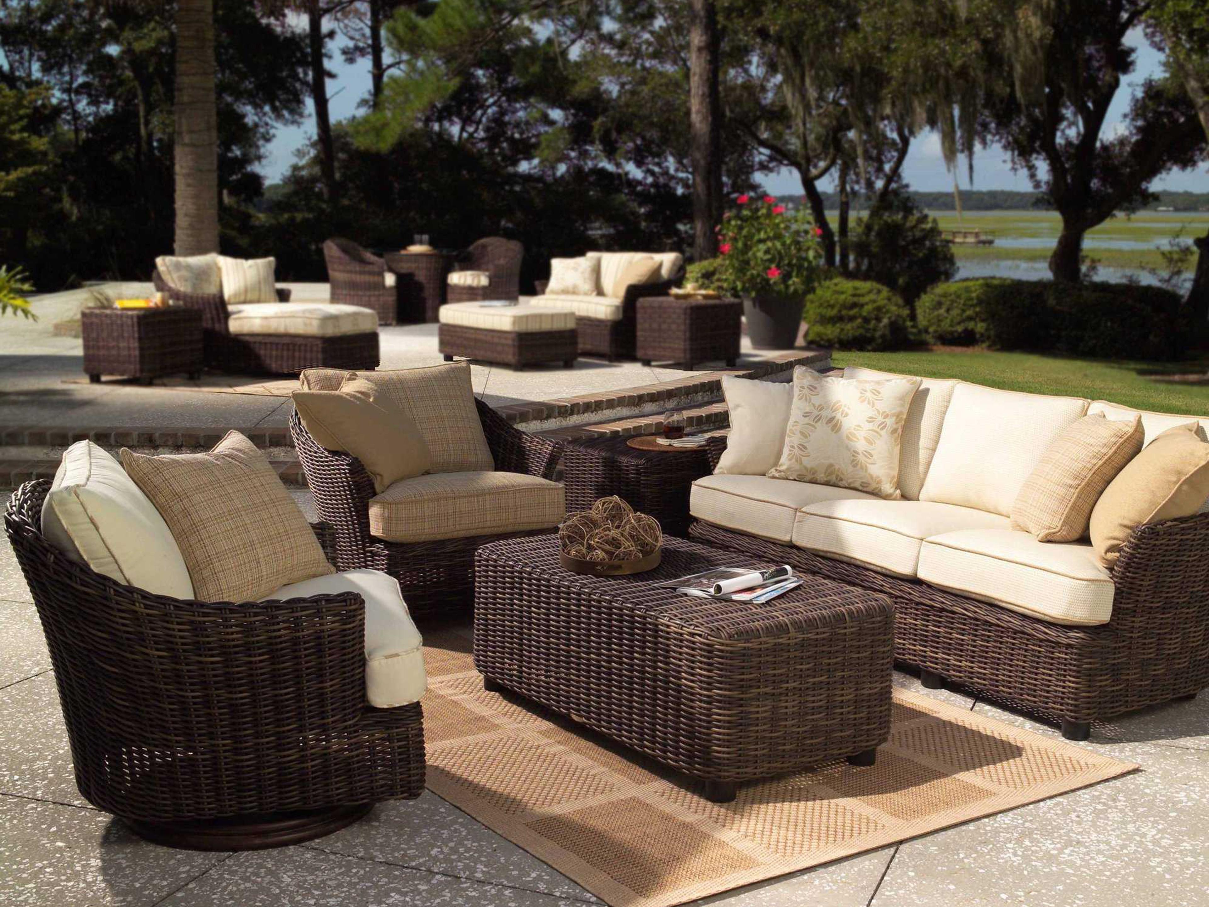 Whitecraft Sonoma Wicker Outdoor Lounge Set