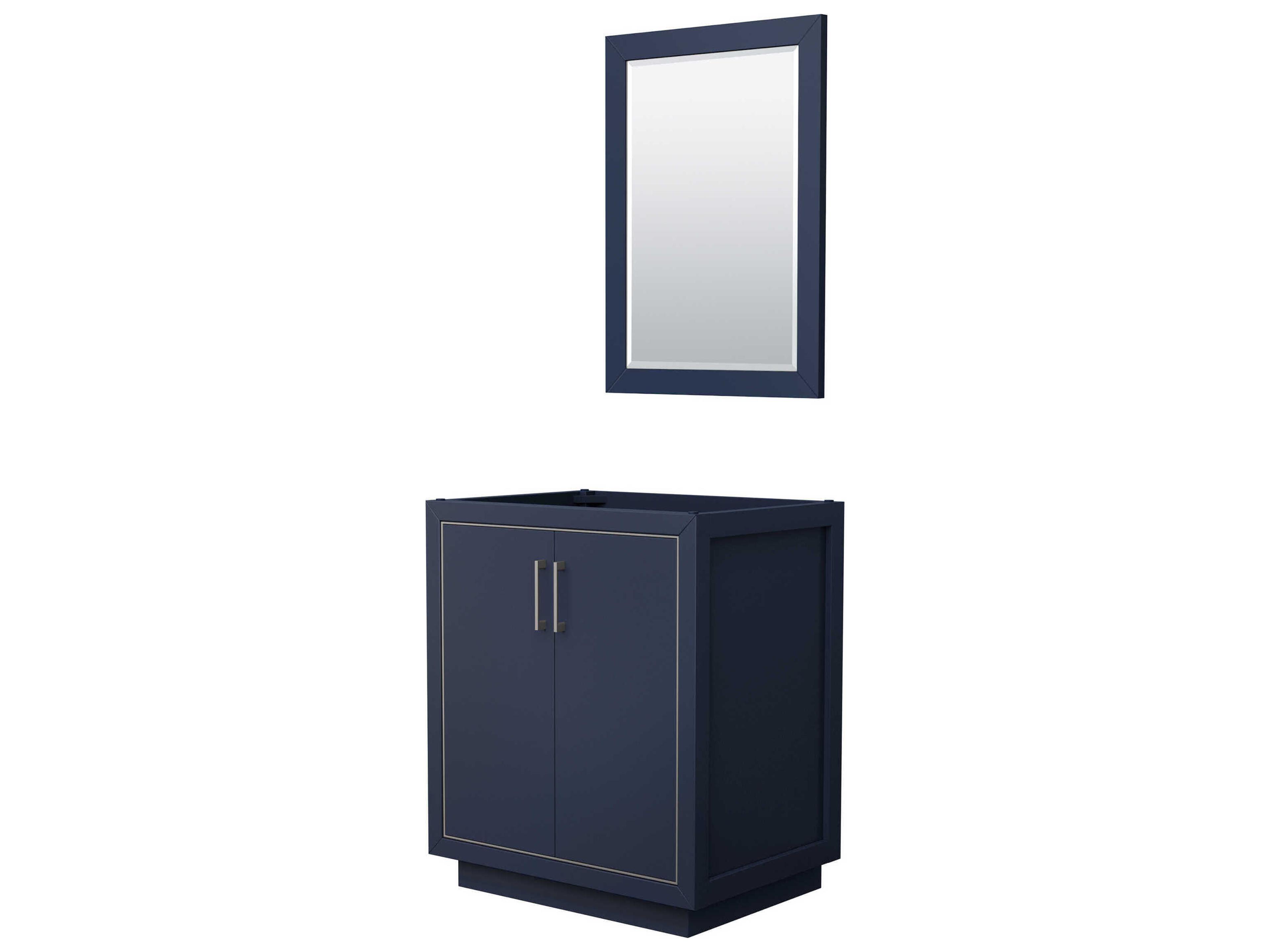 Icon 30" Dark Blue Vanity with 24" Mirror