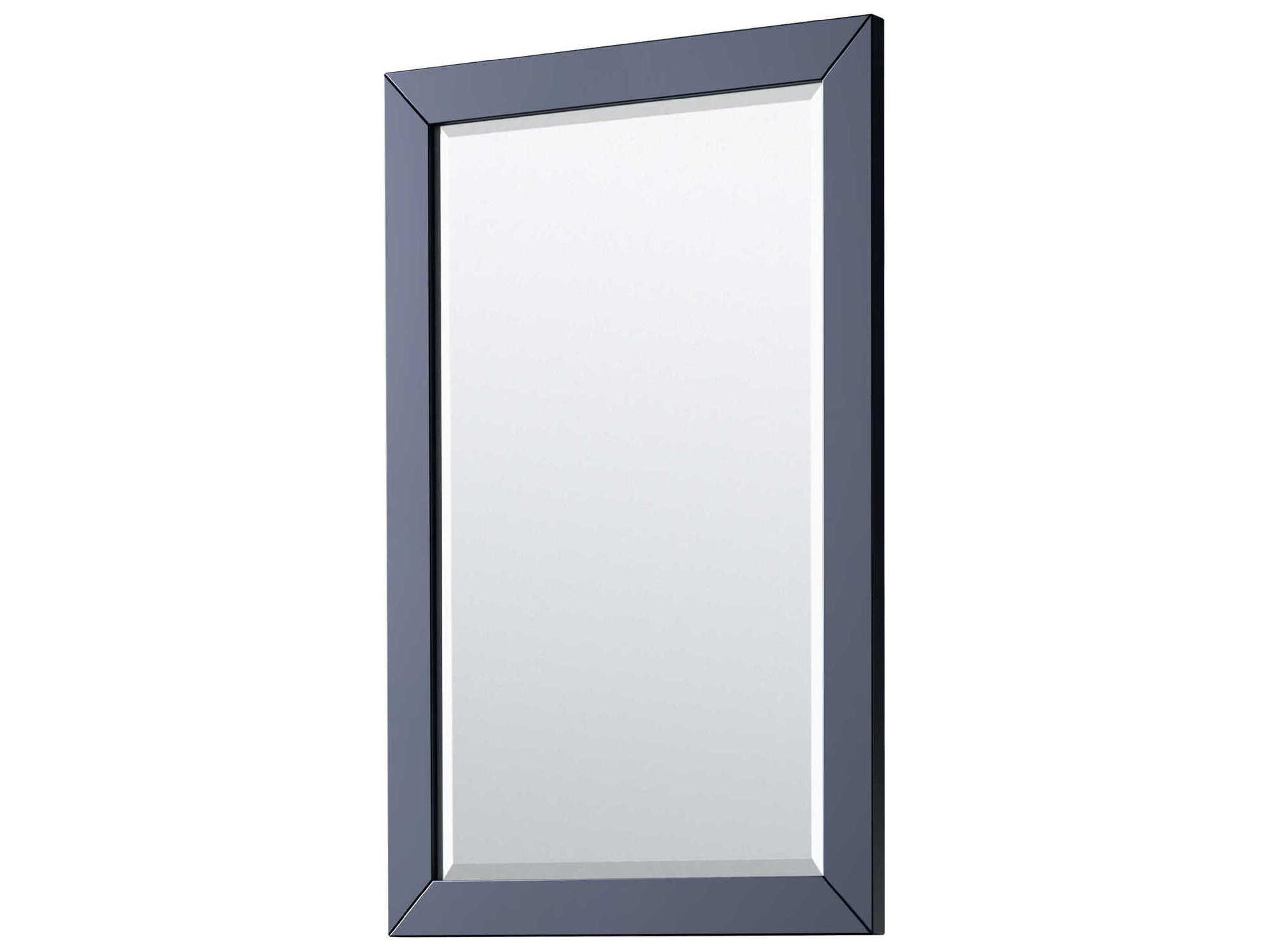 Wyndham Collection Icon 30" Dark Blue Vanity with 24" Mirror