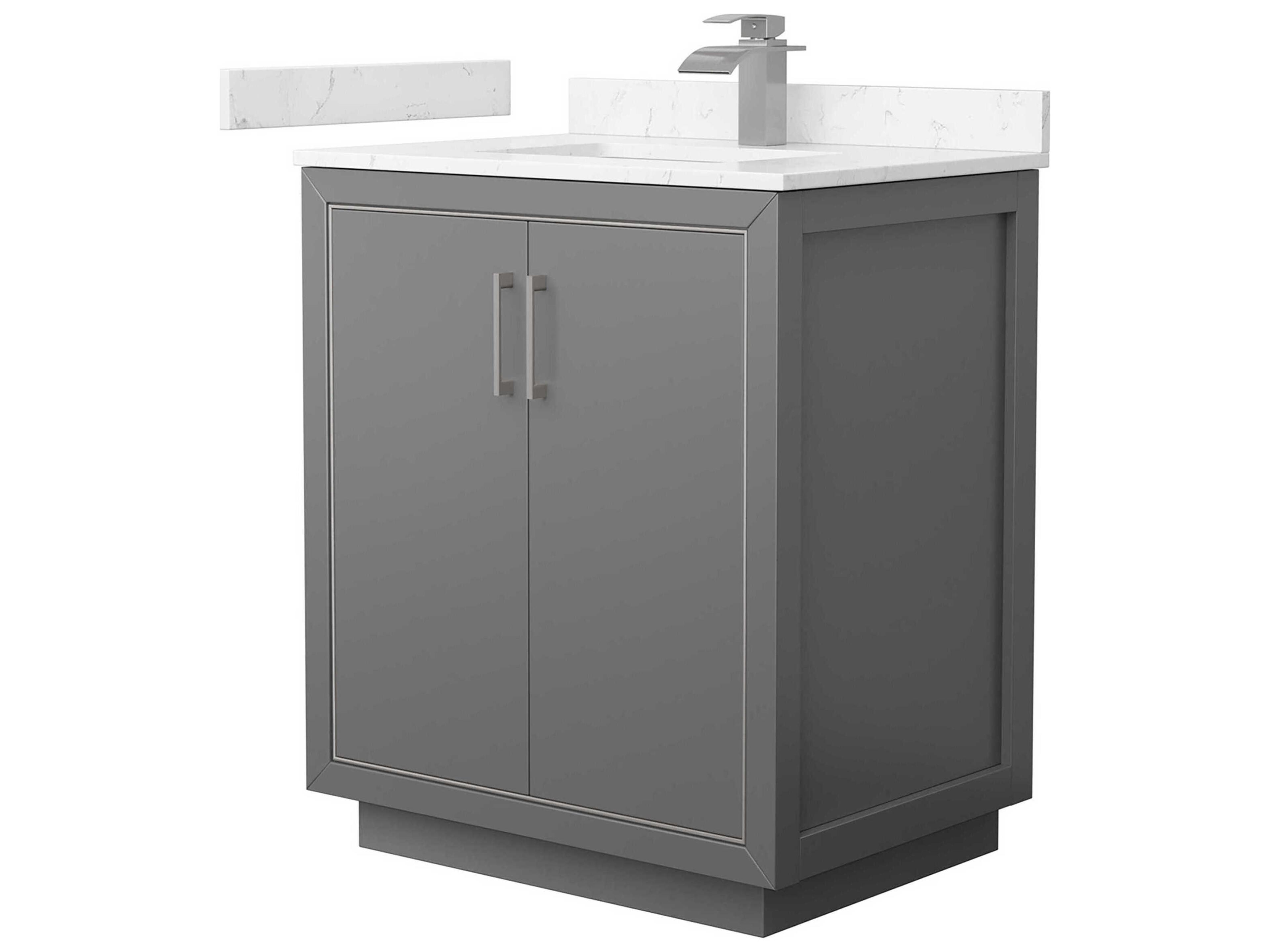 Wyndham Collection Icon 30" Dark Gray Vanity