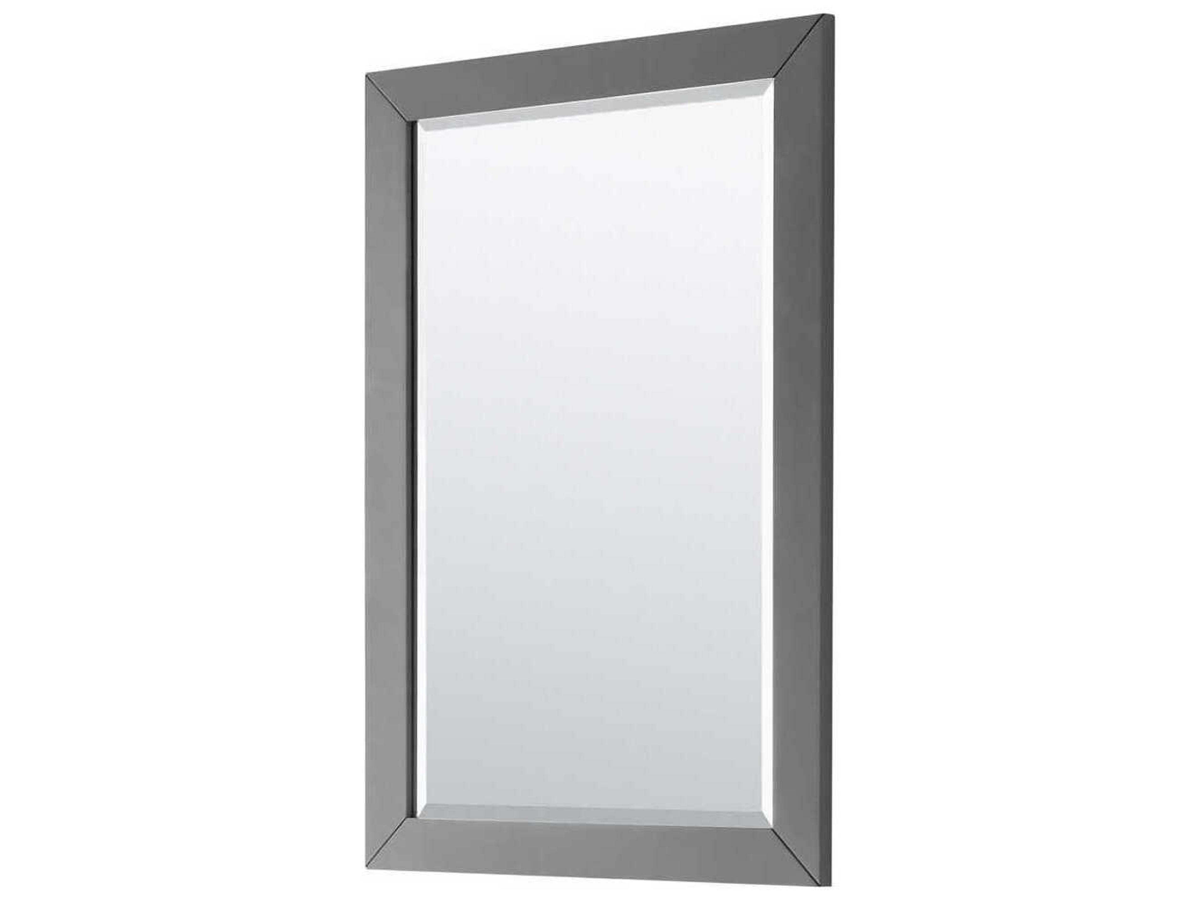 Wyndham Collection Icon 30" Dark Gray Vanity with 24" Mirror