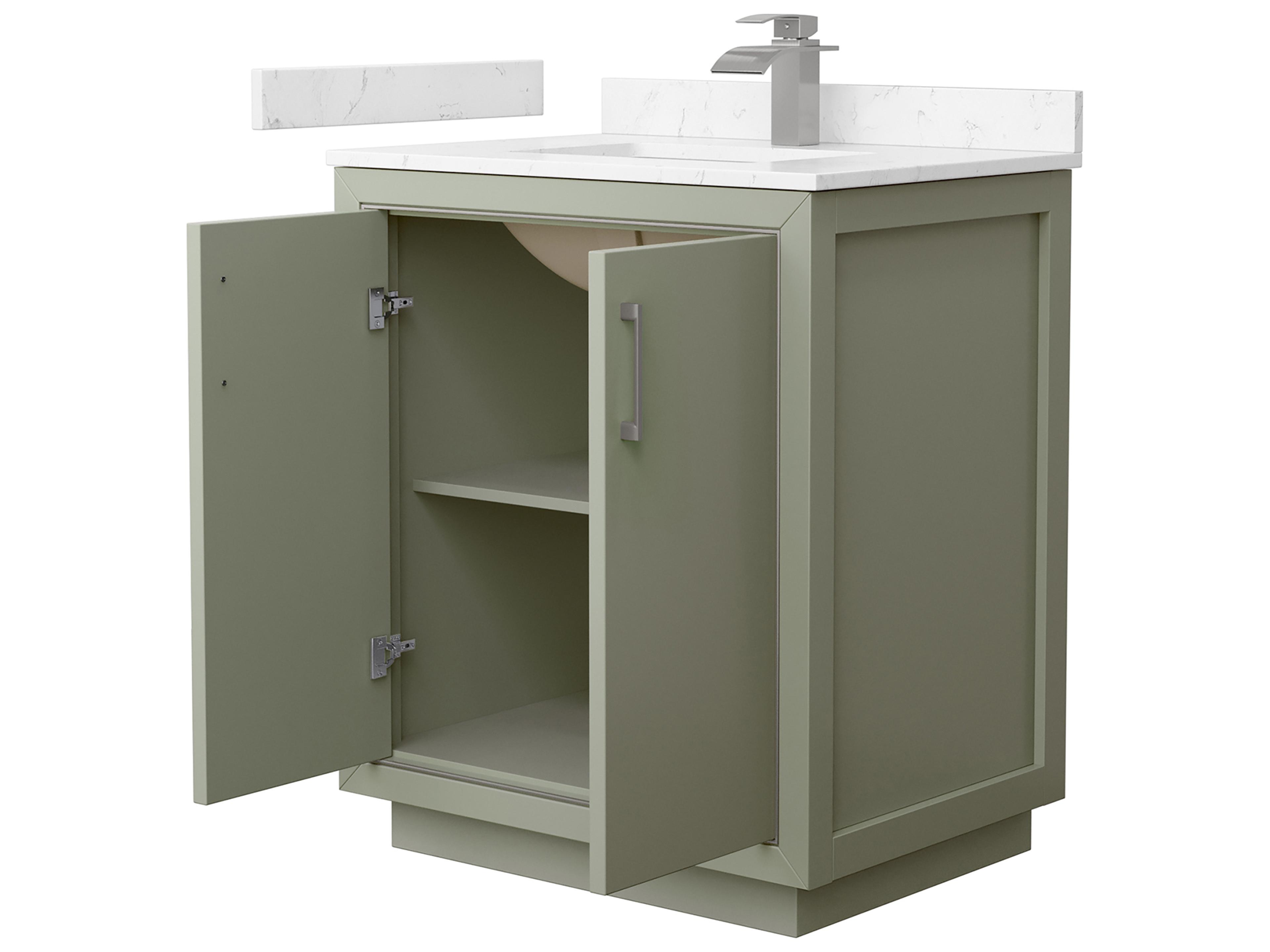 Wyndham Collection Icon 30" Light Green Vanity