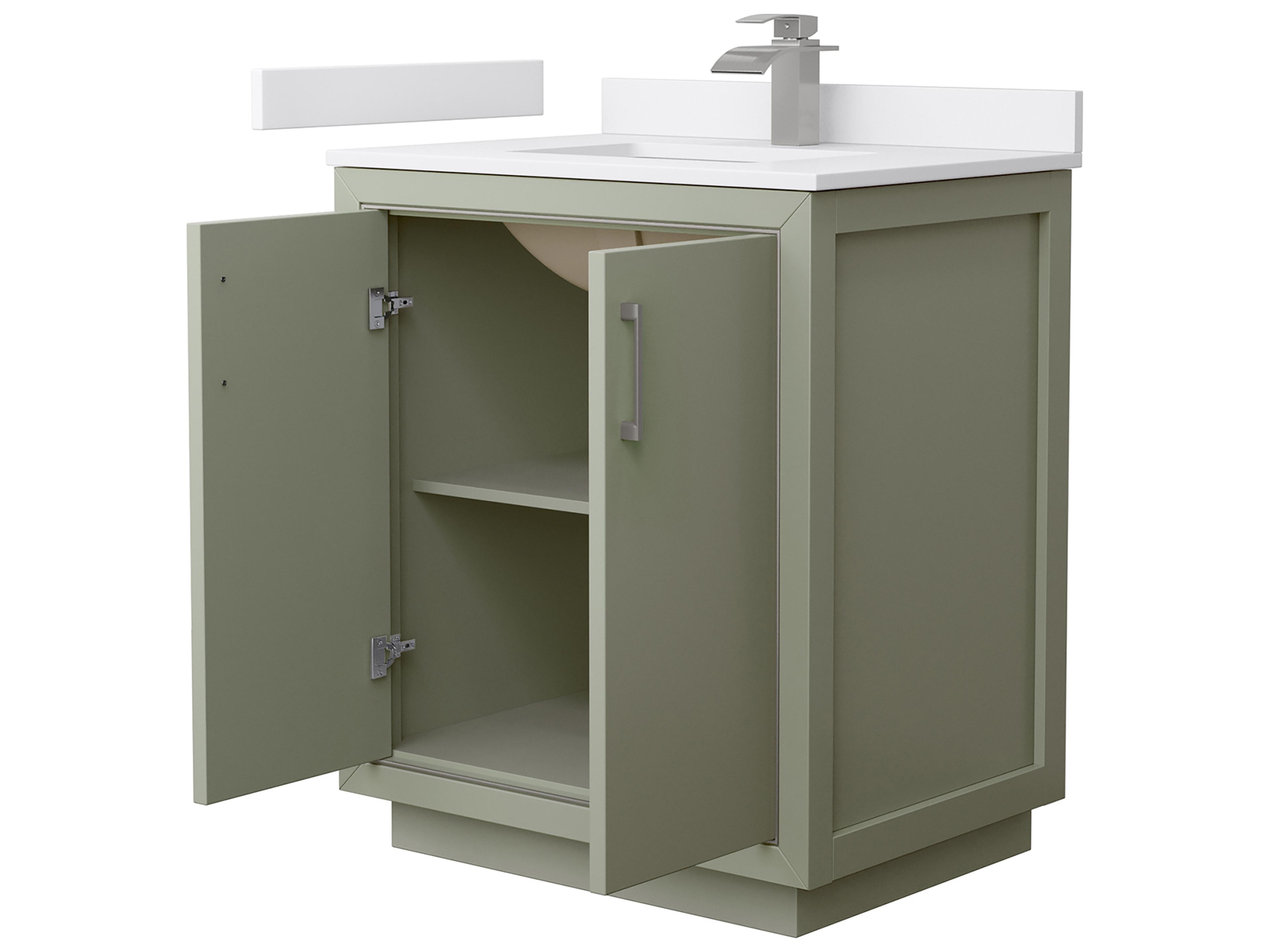 Wyndham Collection Icon 30" Light Green Vanity
