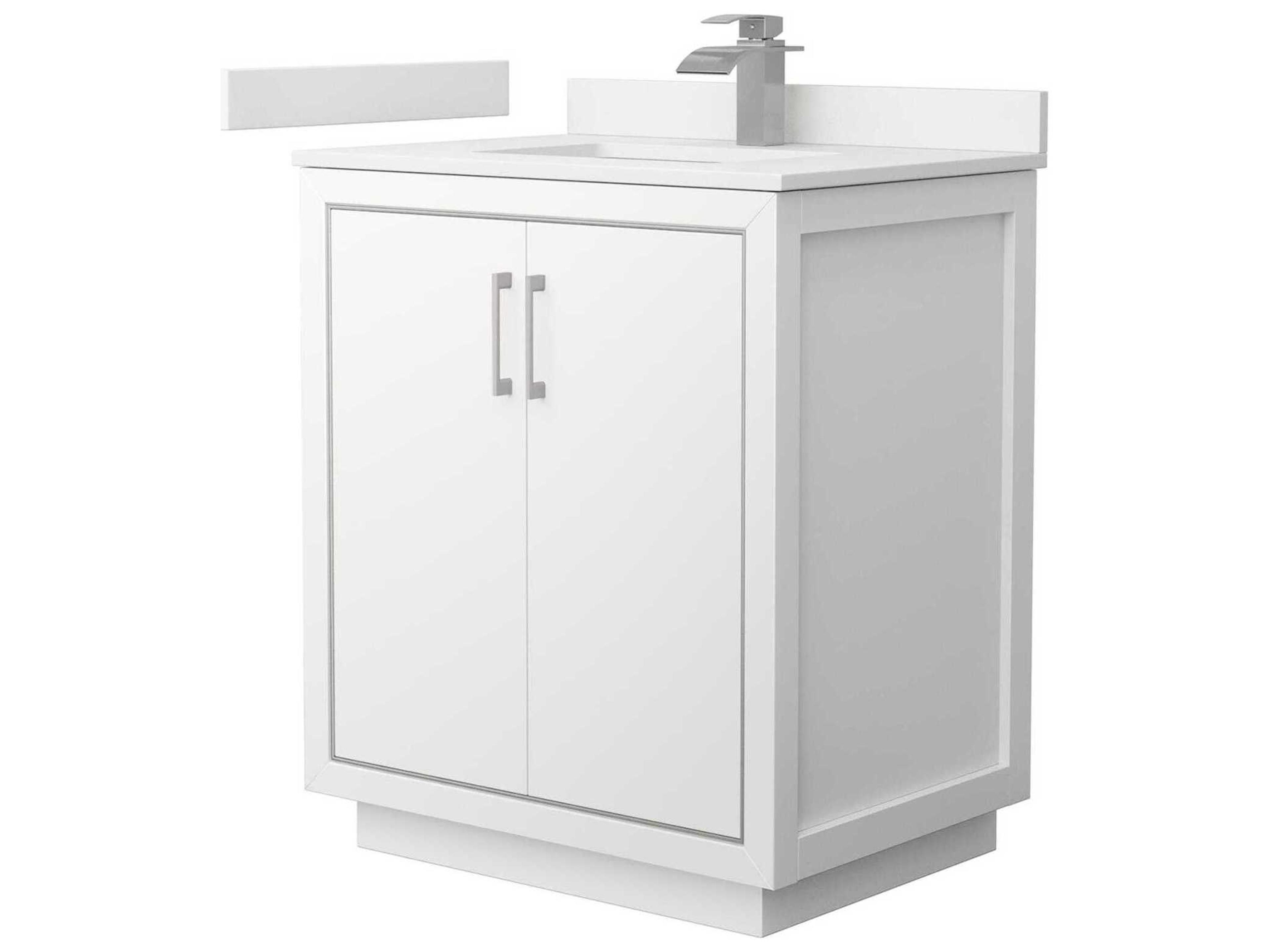 Wyndham Collection Icon 30" White Vanity