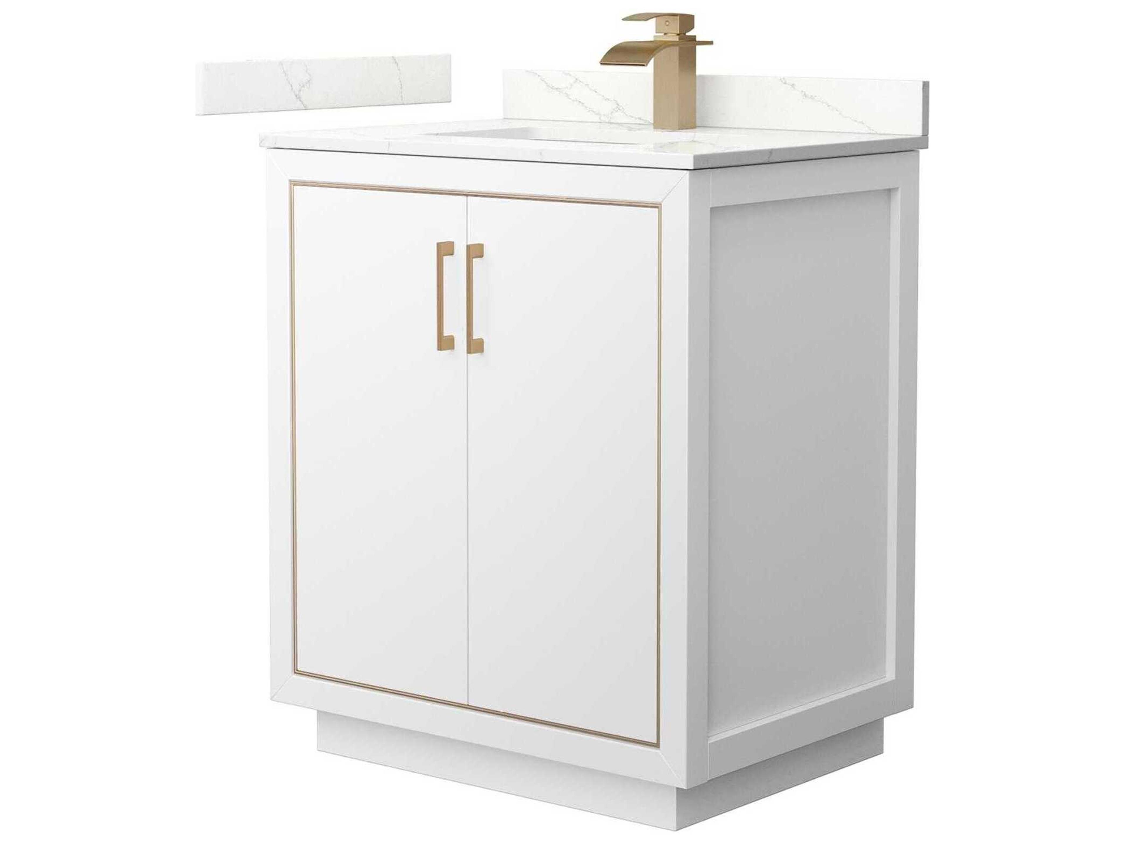 Wyndham Collection Icon 30" White Vanity