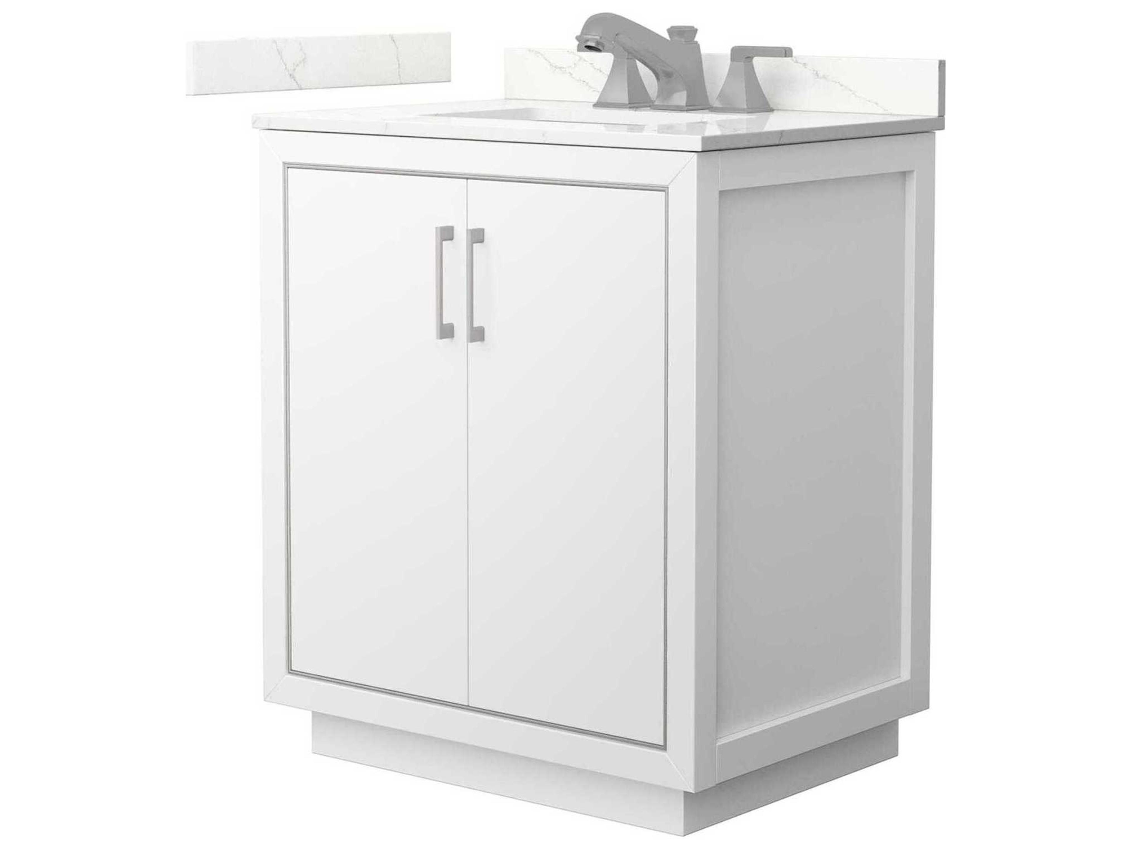 Wyndham Collection Icon 30" White Vanity