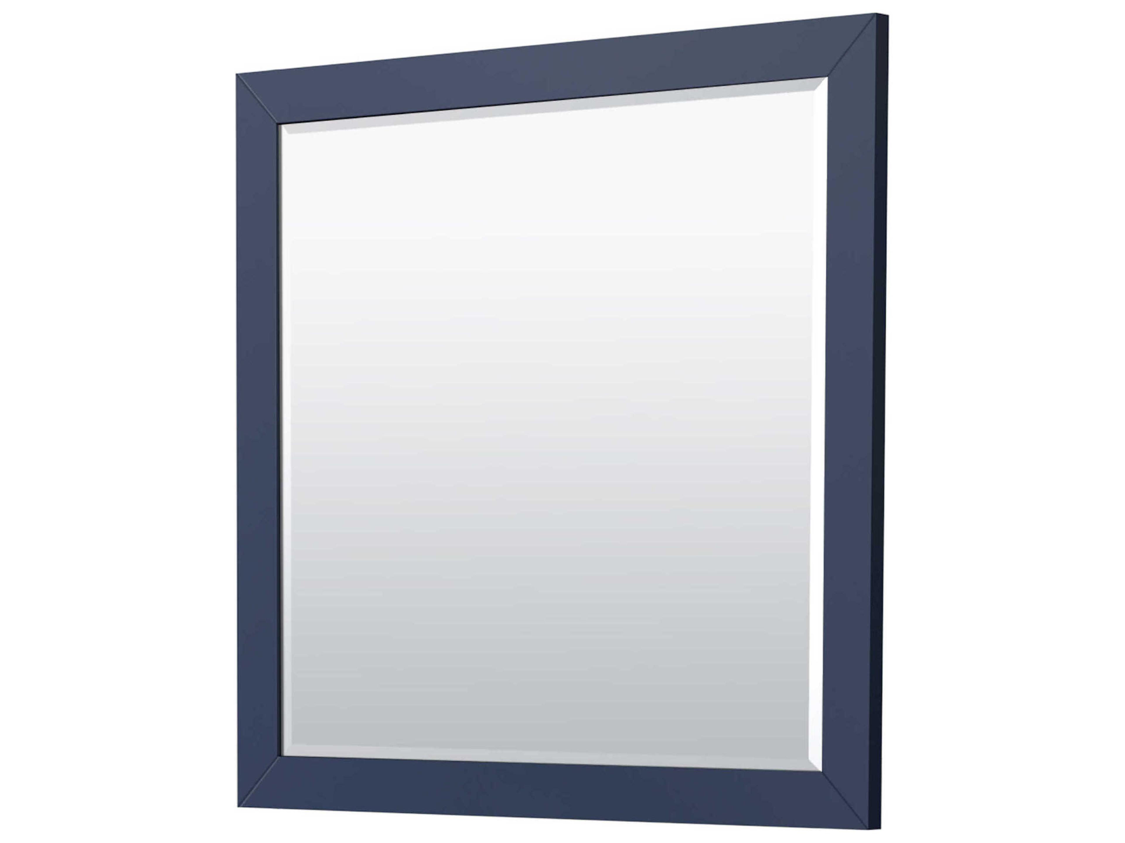 Wyndham Collection Icon 42" Dark Blue Vanity with 34" Mirror