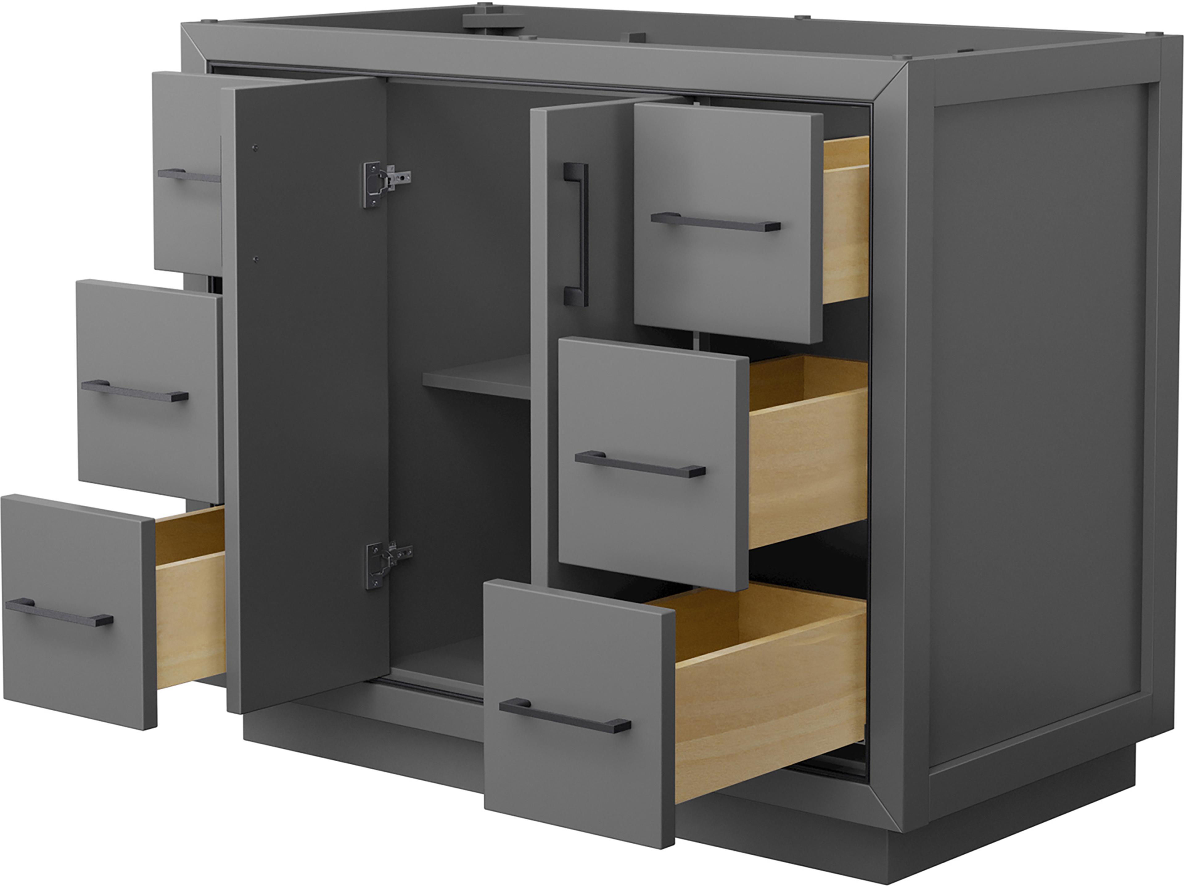 Wyndham Collection Icon 41" Dark Gray Vanity