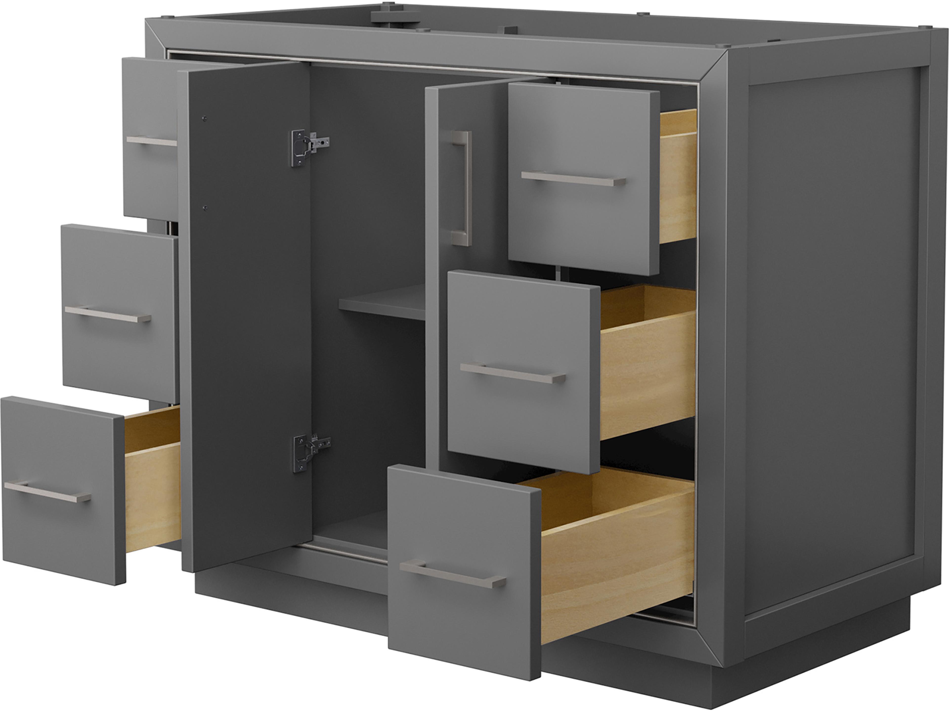 Wyndham Collection Icon 41" Dark Gray Vanity