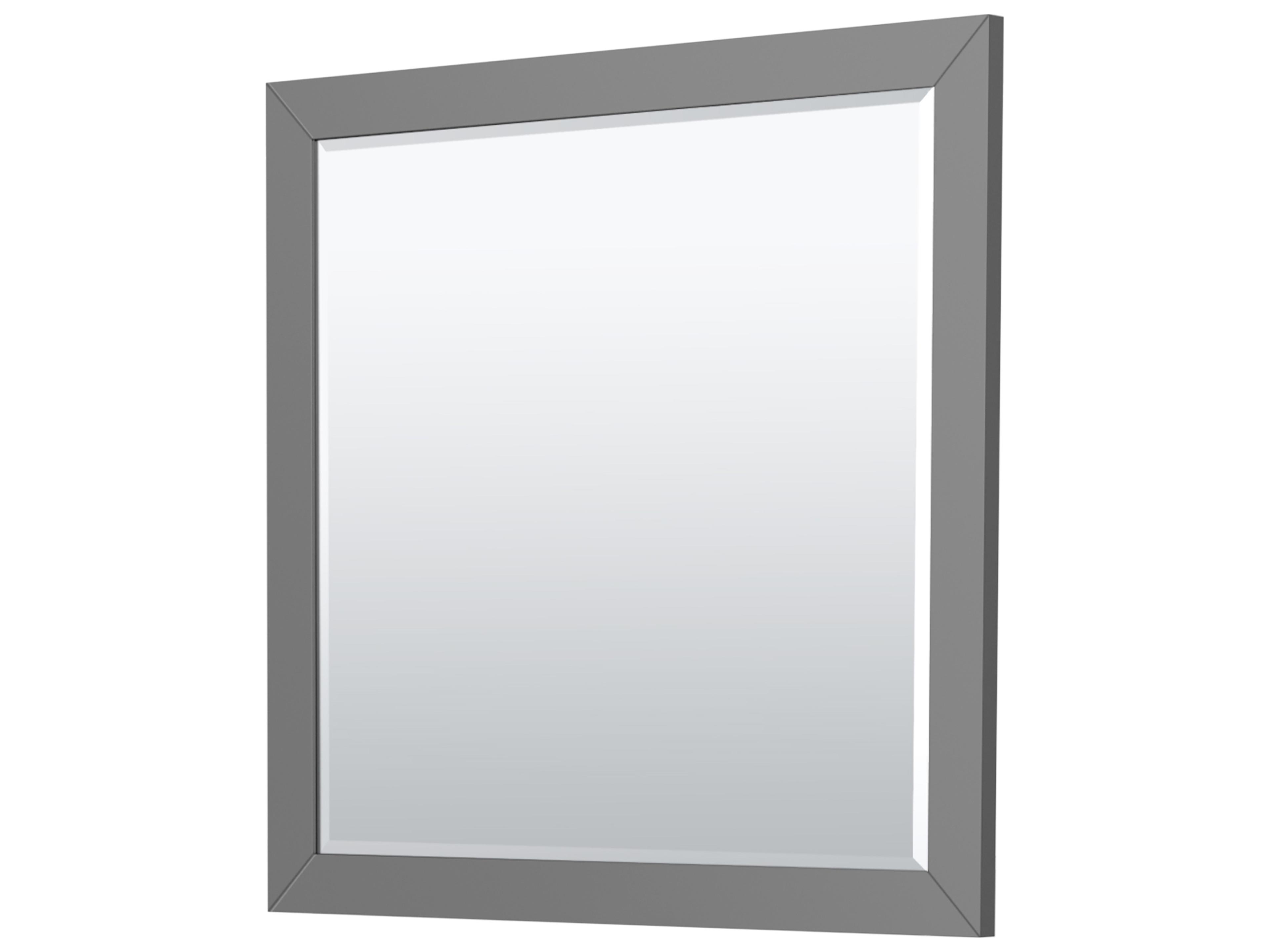 Wyndham Collection Icon 41" Dark Gray Vanity with 34" Mirror