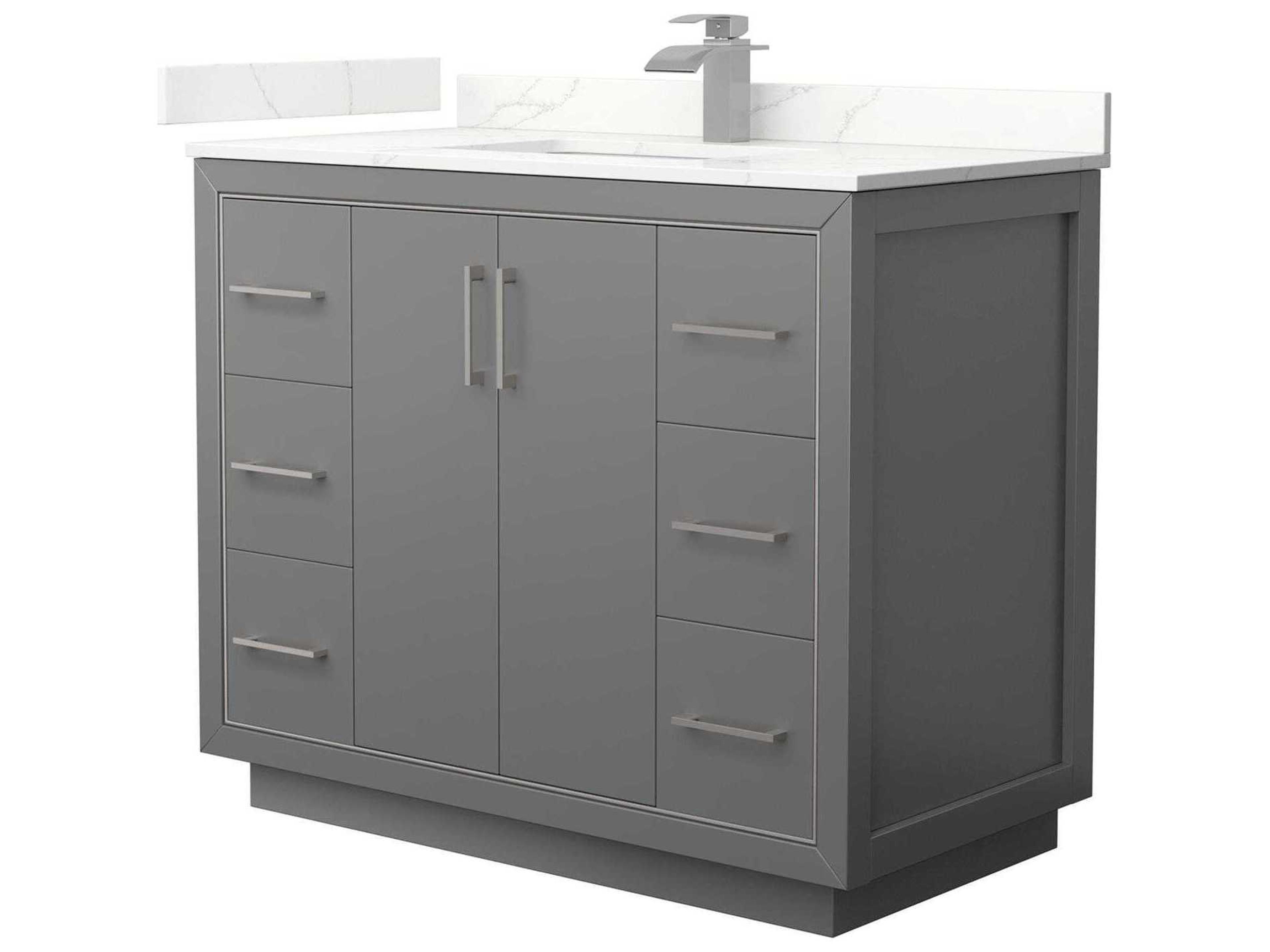 Icon 42" Dark Gray Vanity