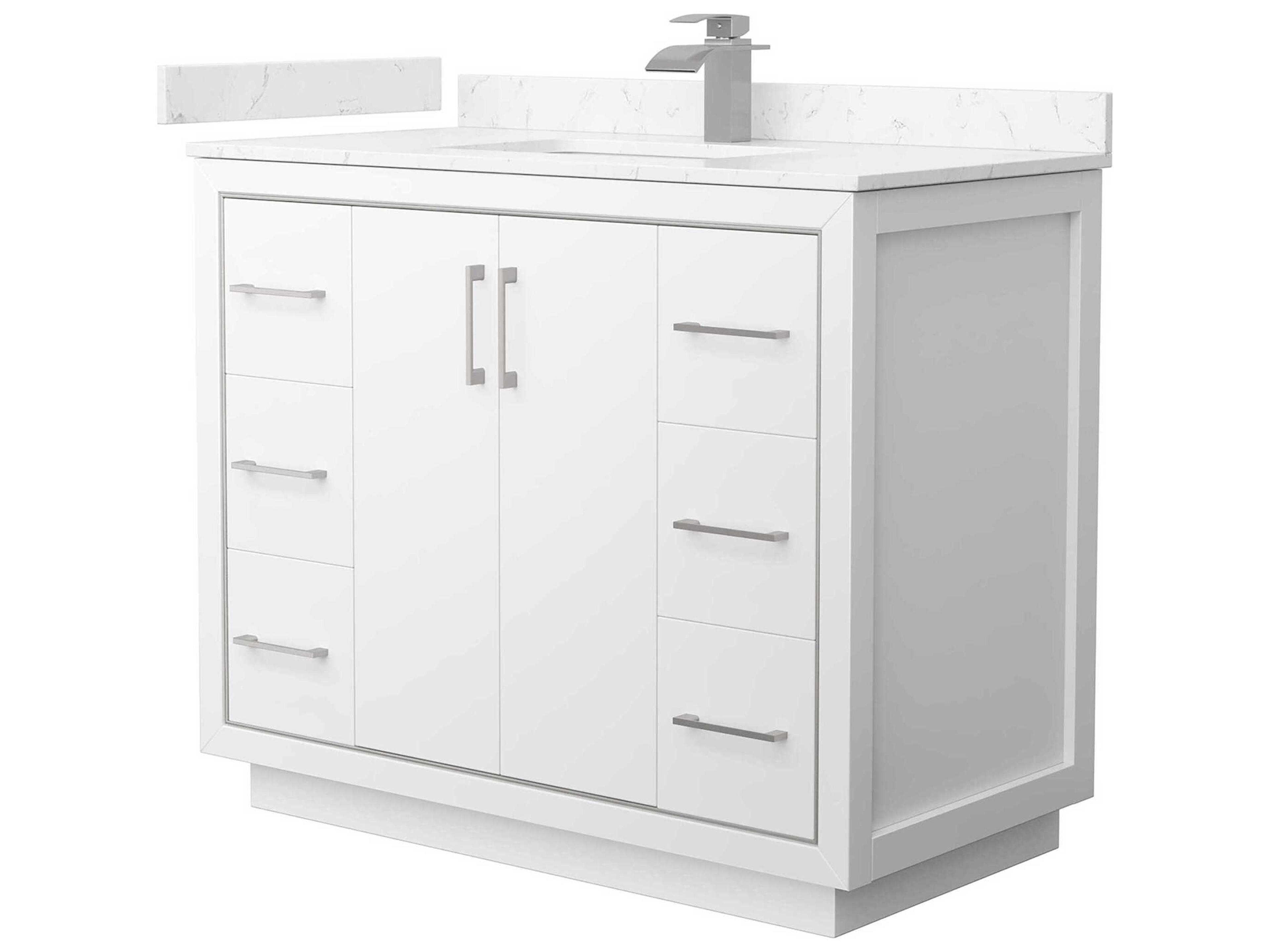 Wyndham Collection Icon 42" White Vanity