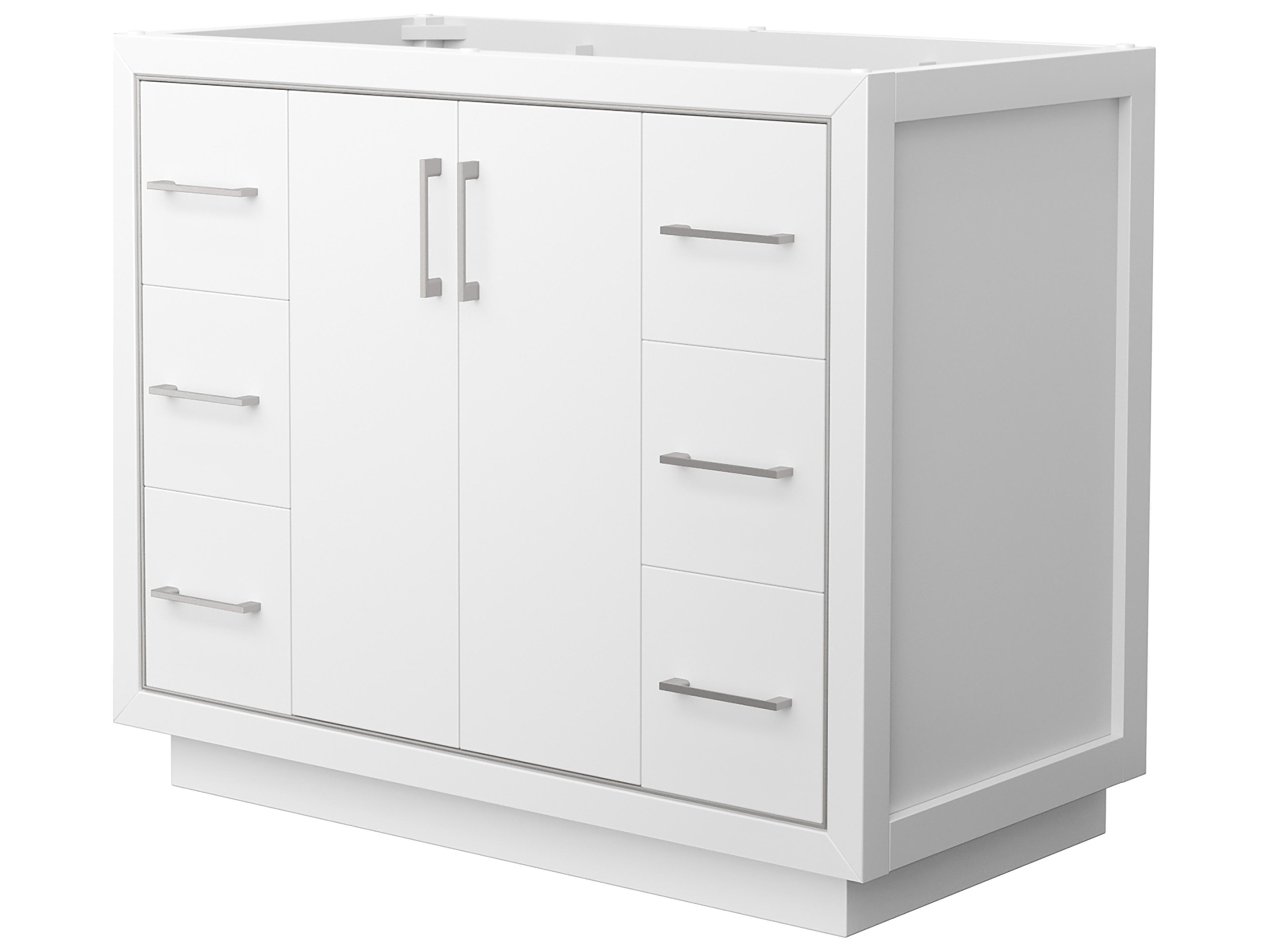 Wyndham Collection Icon 41" White Vanity