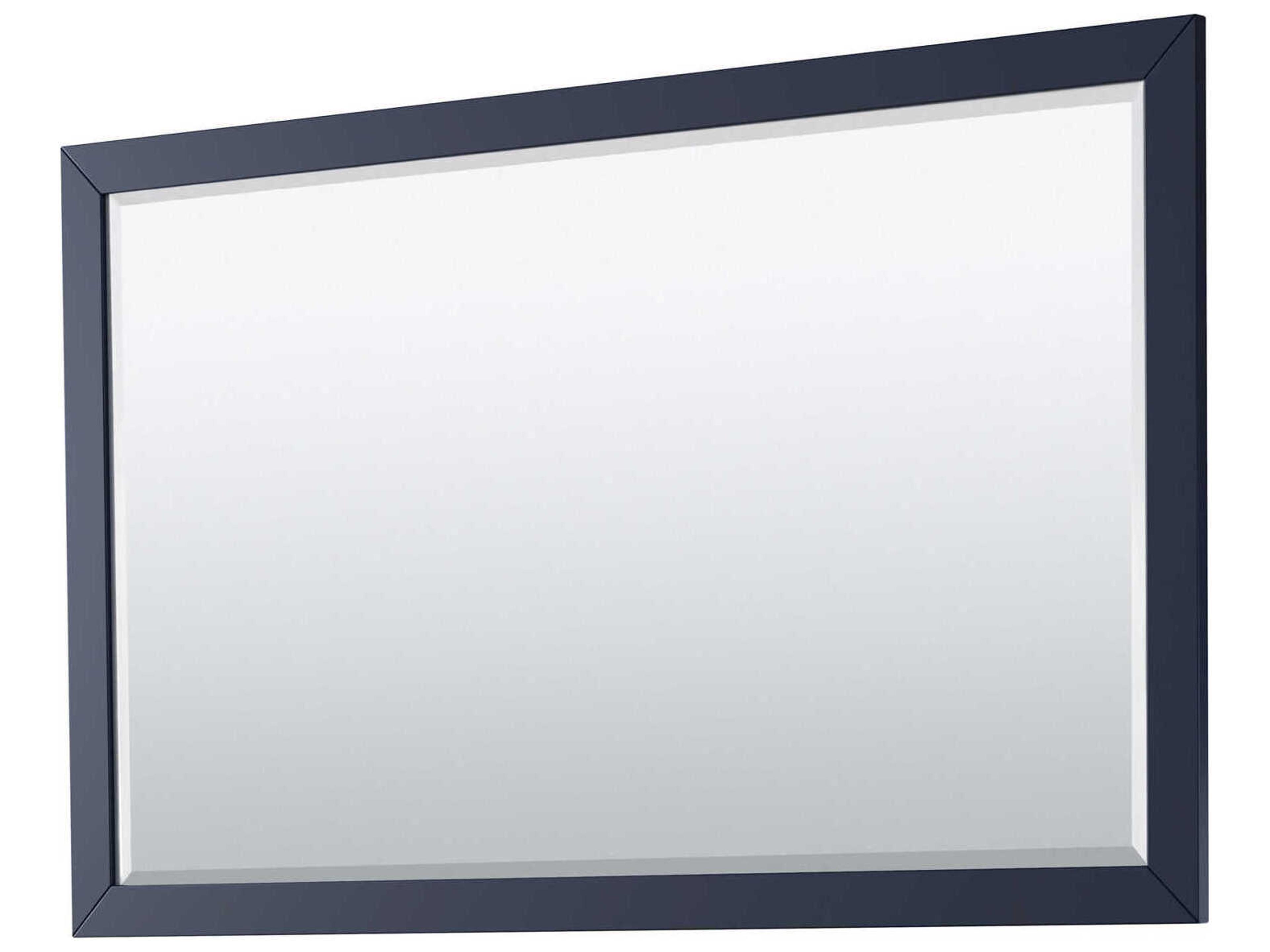 Wyndham Collection Icon 59" Dark Blue Vanity with 58" Mirror