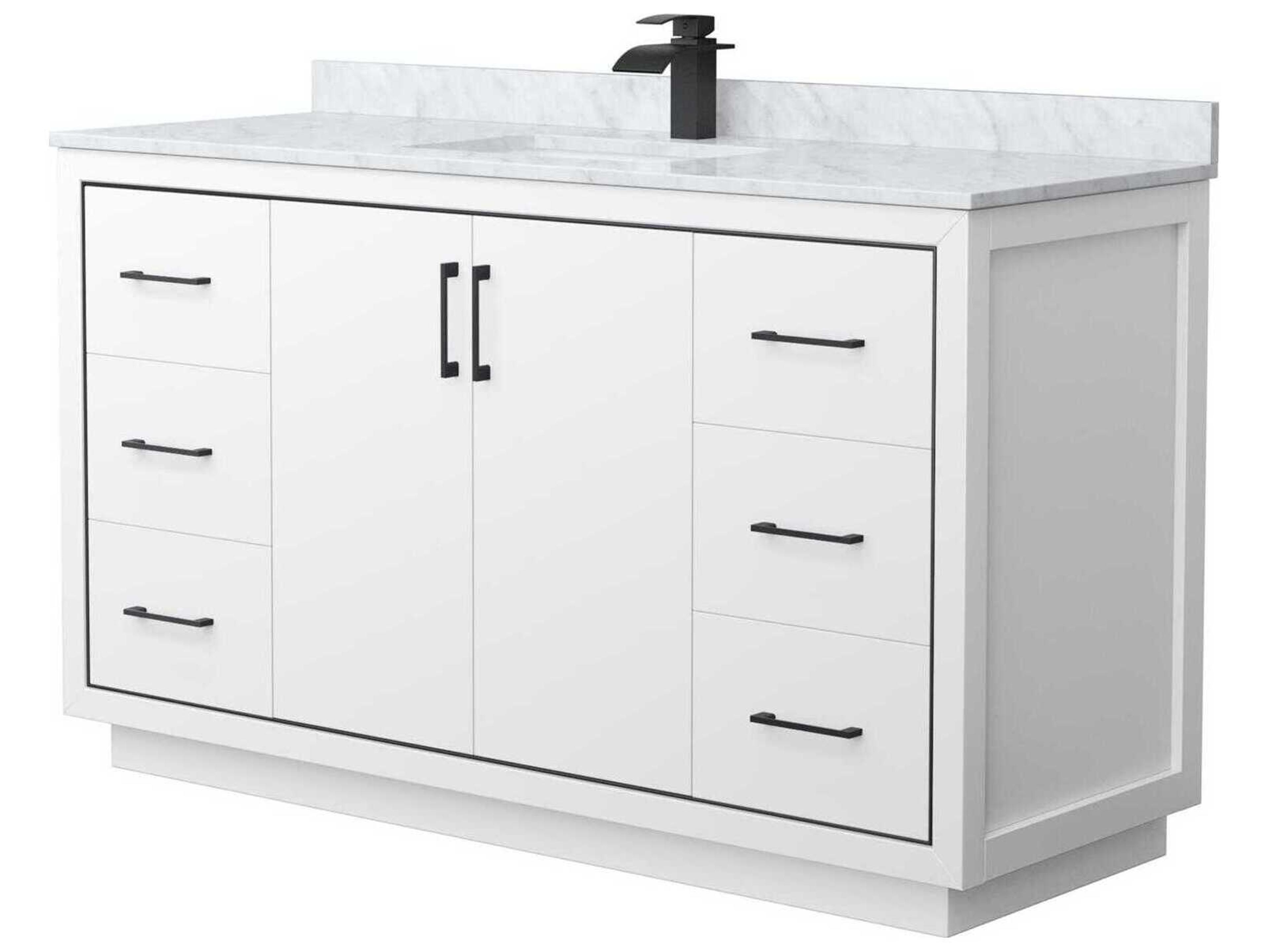 Wyndham Collection Icon 60" White Vanity