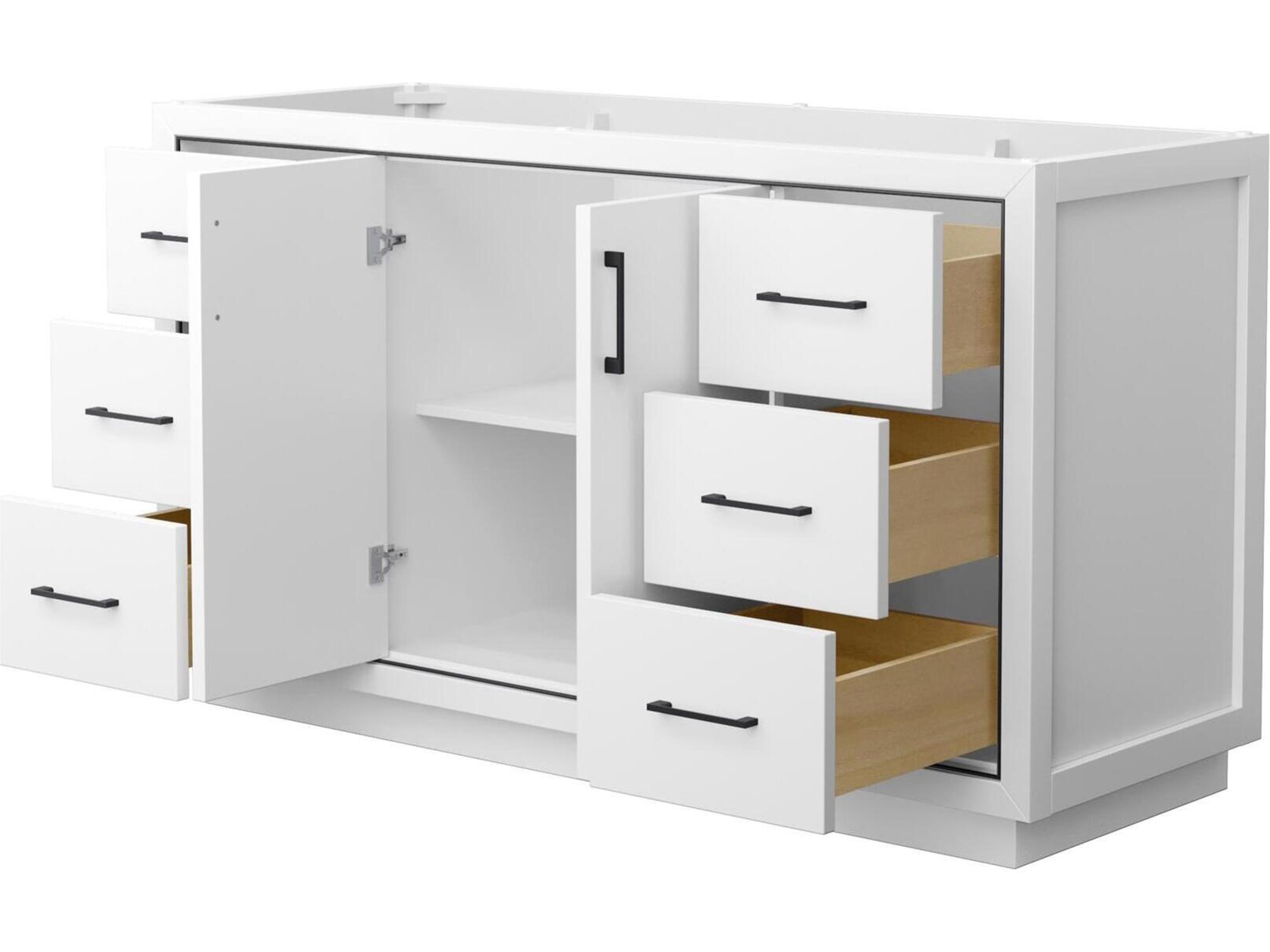 Wyndham Collection Icon 59" White Vanity