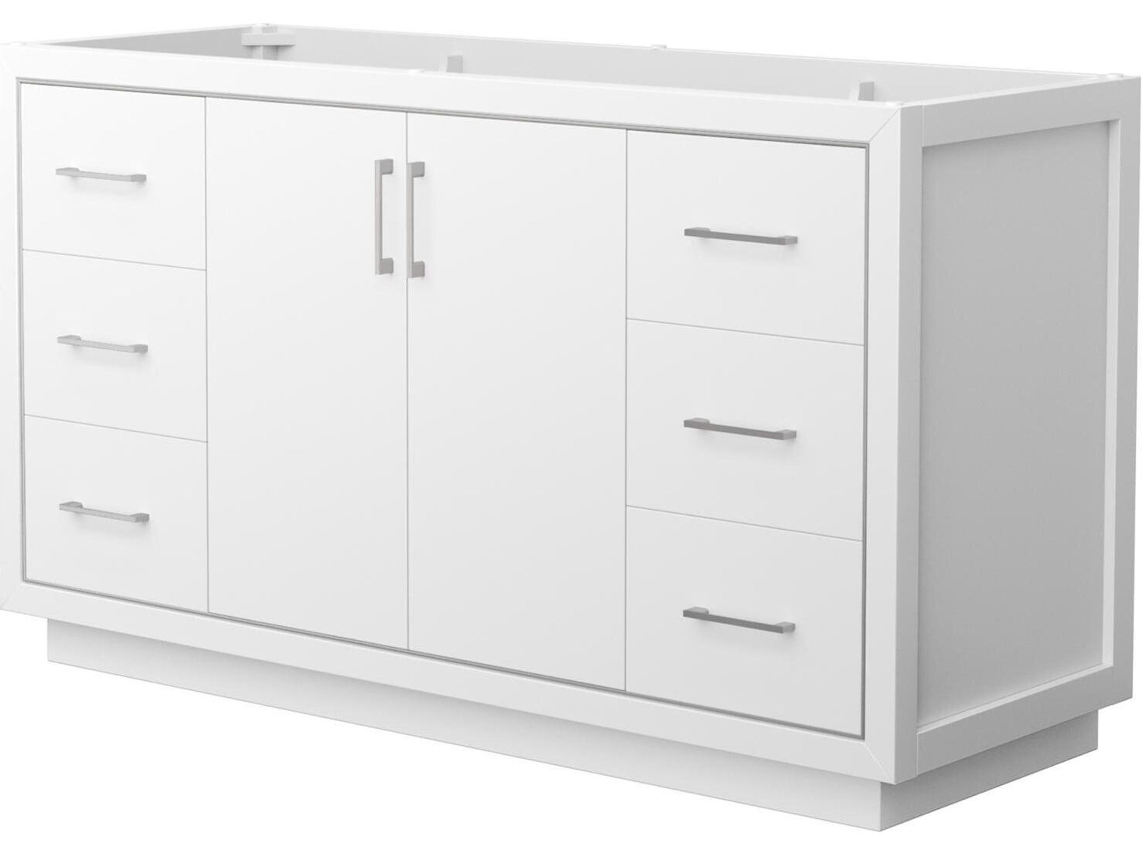 Wyndham Collection Icon 59" White Vanity