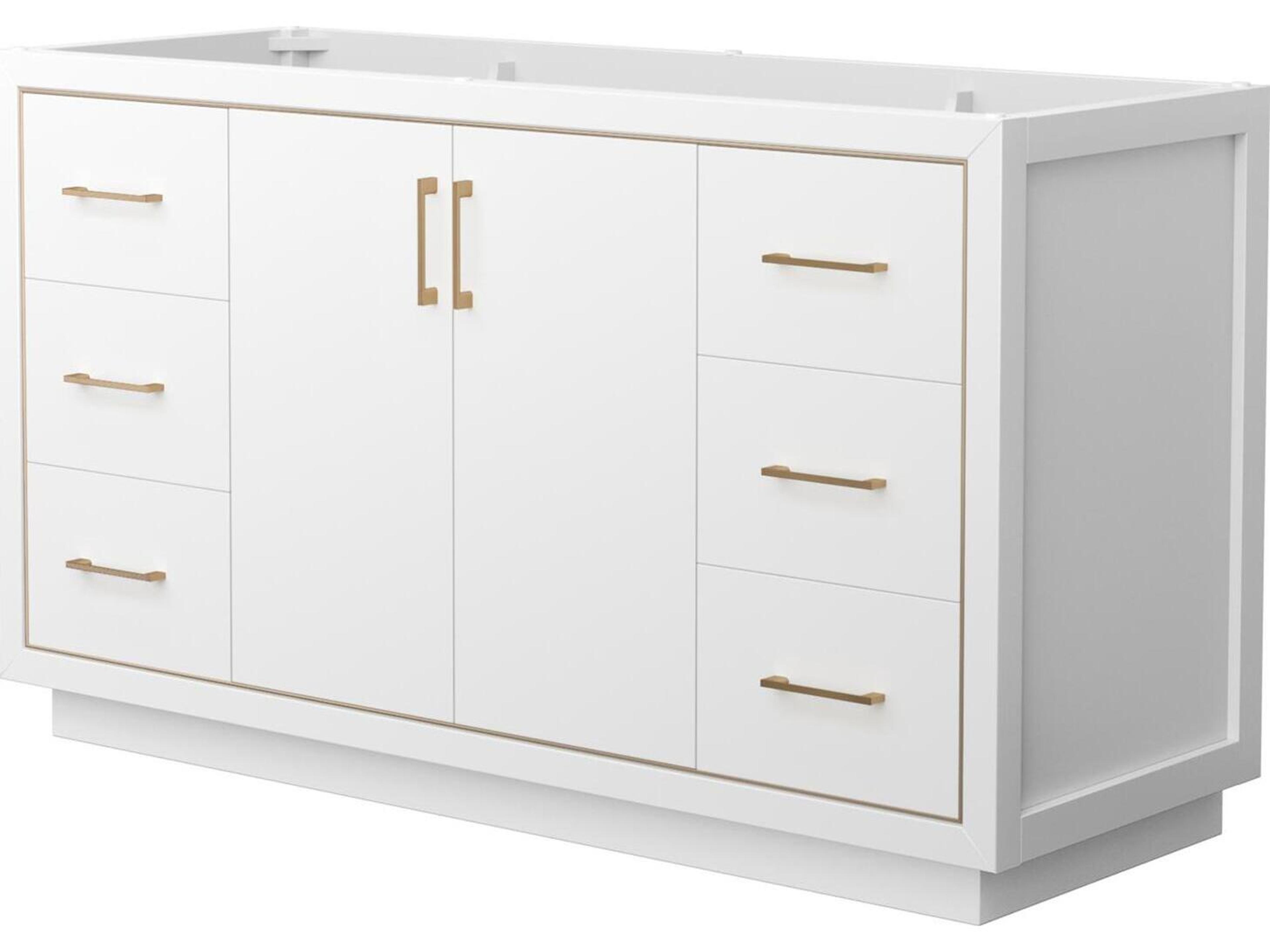 Wyndham Collection Icon 59" White Vanity