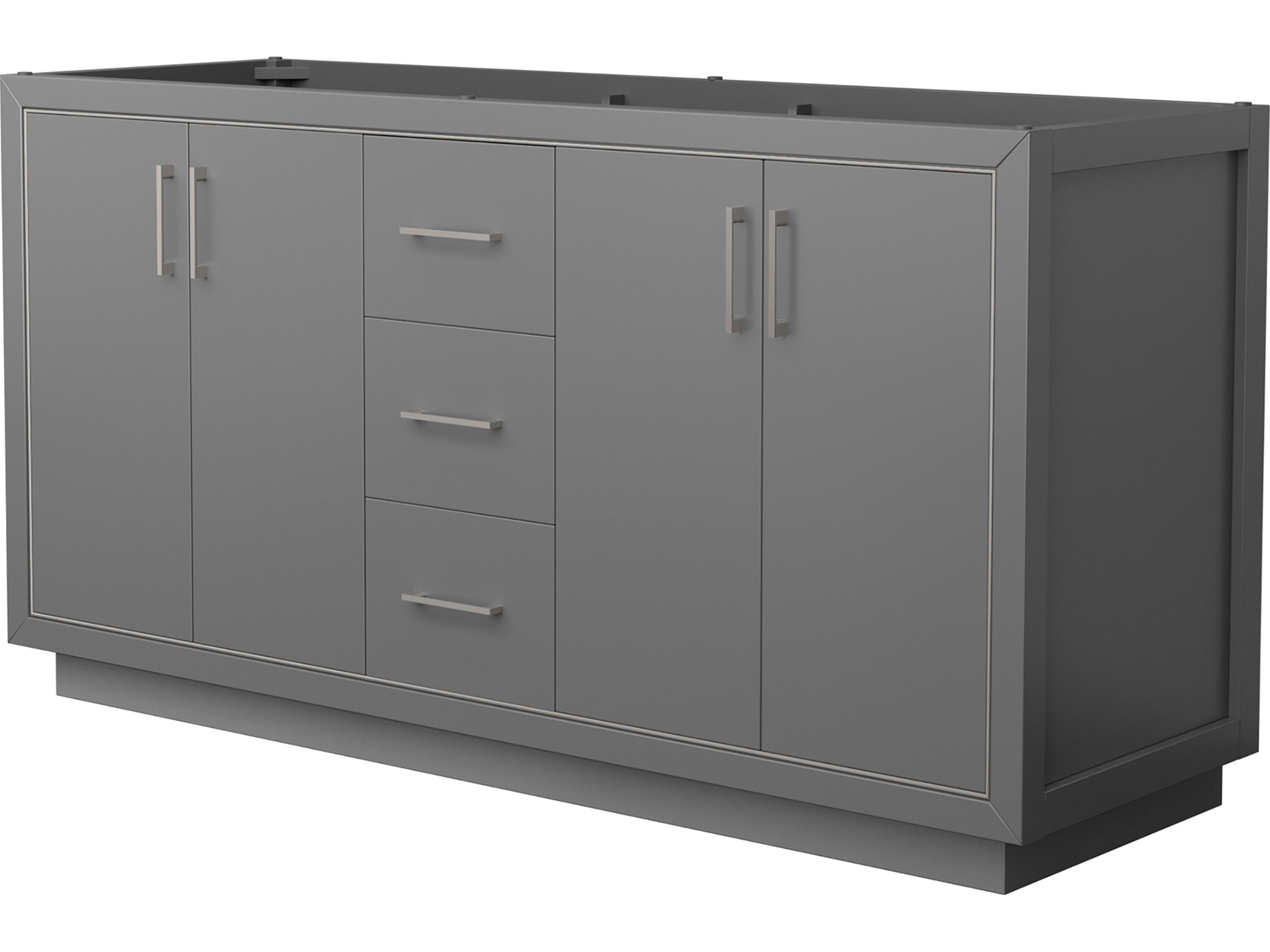 Wyndham Collection Icon 65" Dark Gray Vanity