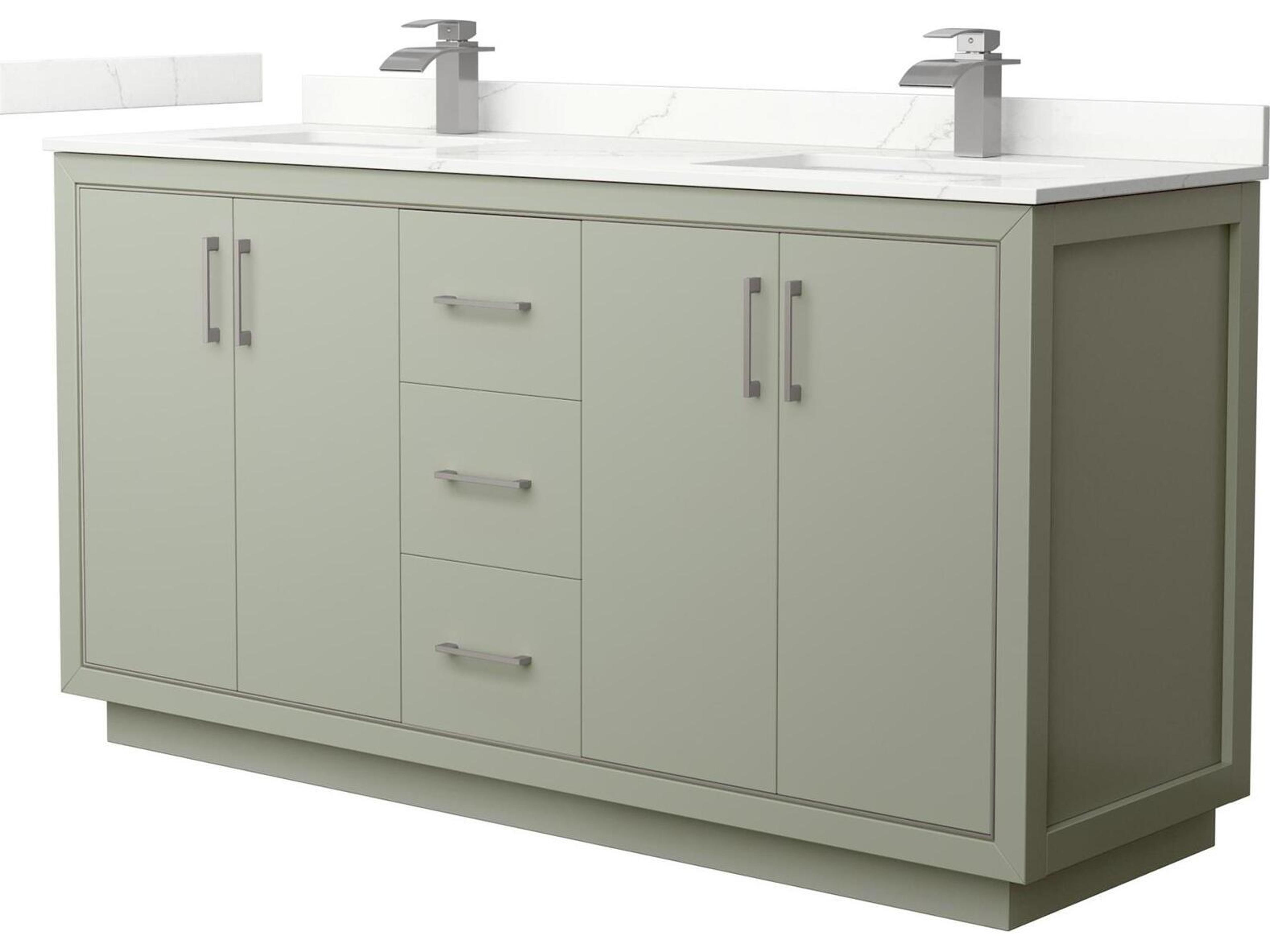 Icon 66" Light Green Vanity