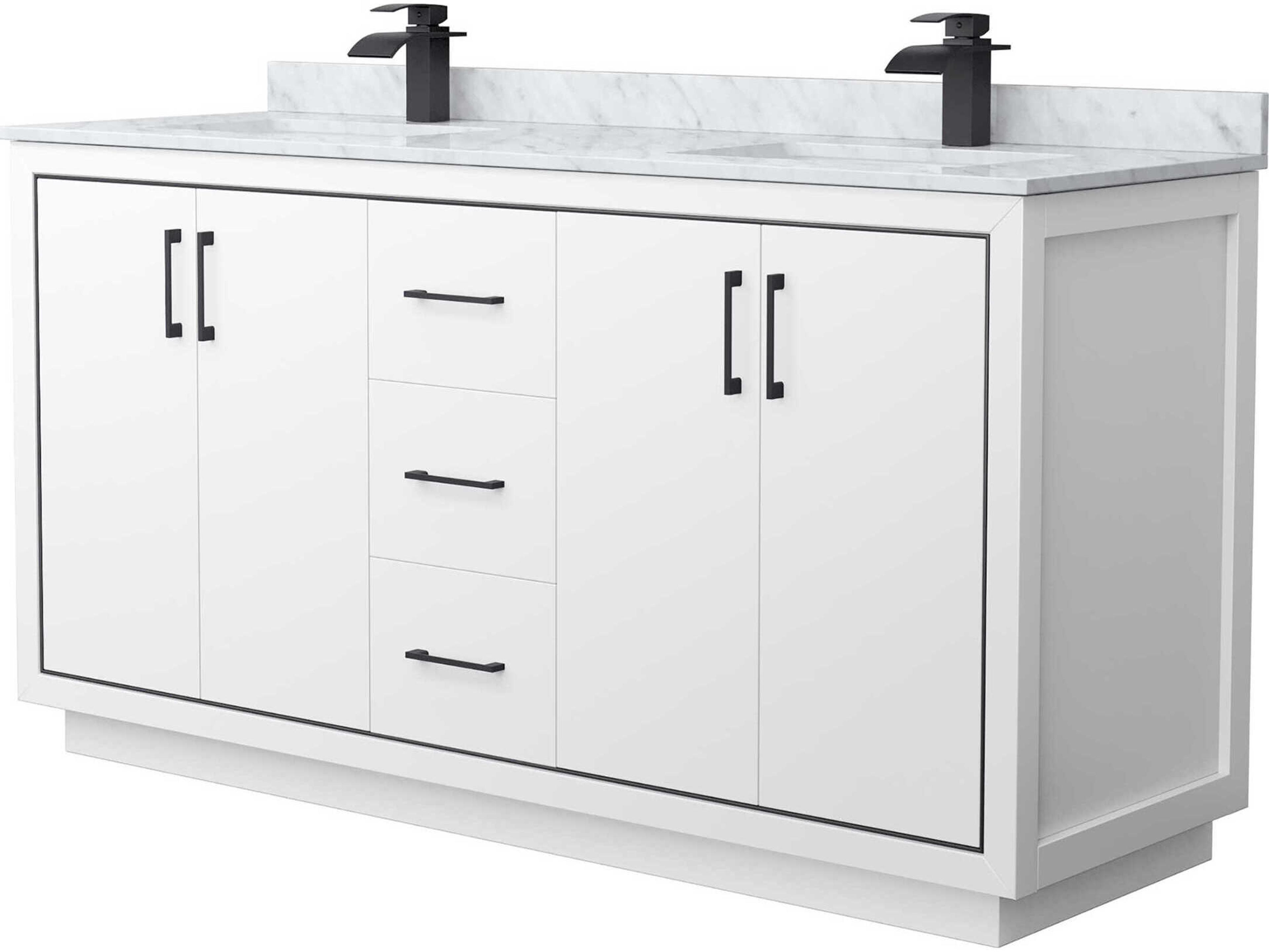 Wyndham Collection Icon 66" White Vanity