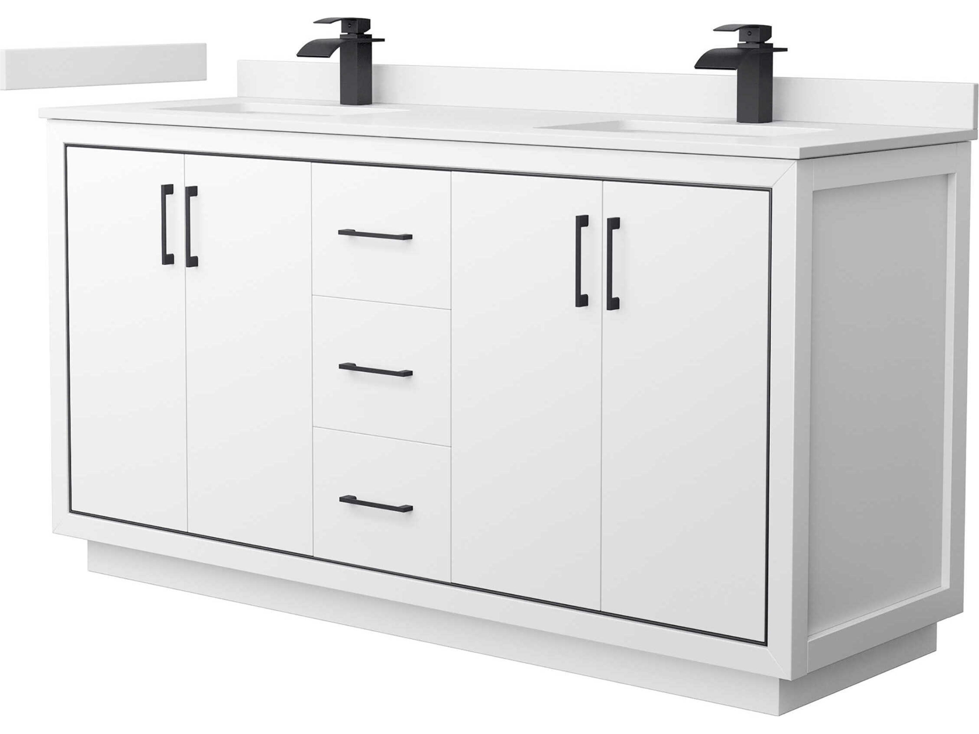 Wyndham Collection Icon 66" White Vanity