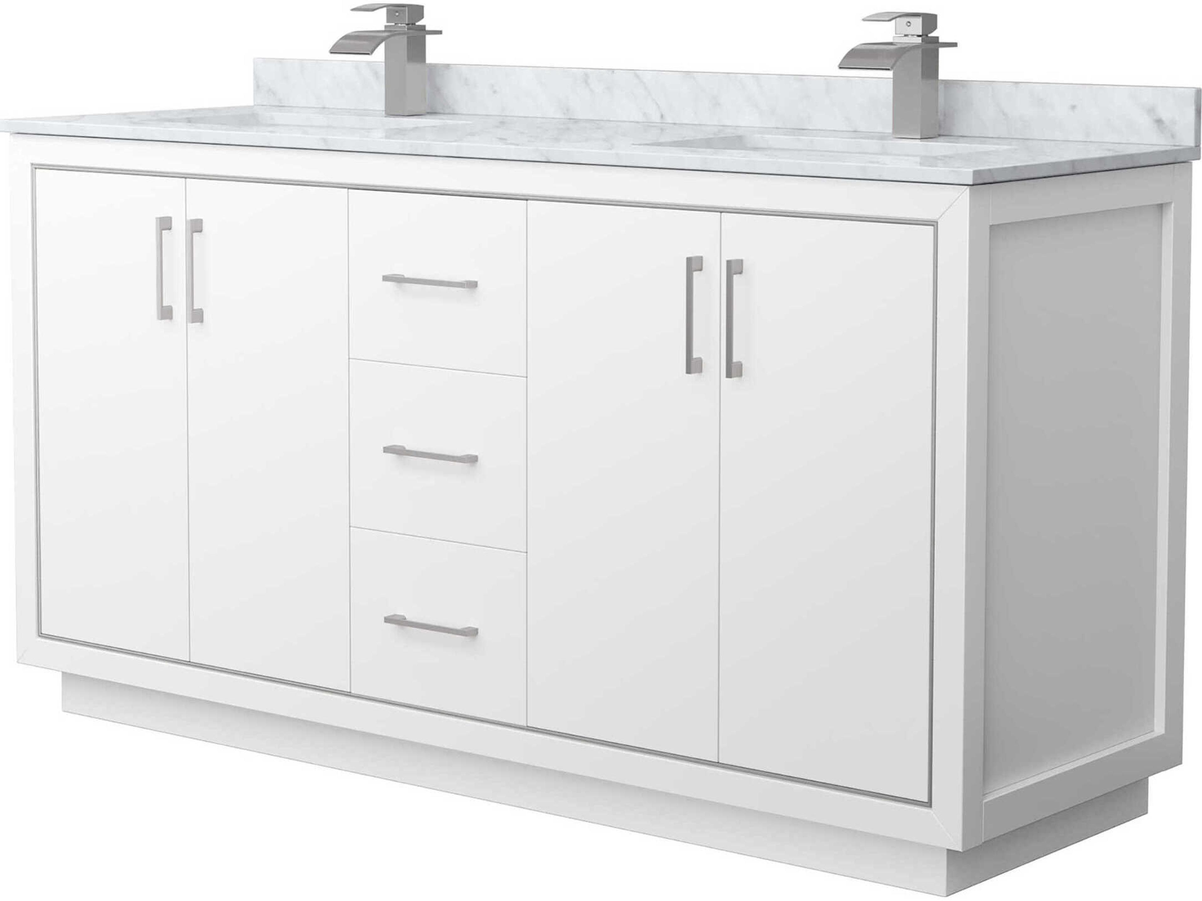Wyndham Collection Icon 66" White Vanity