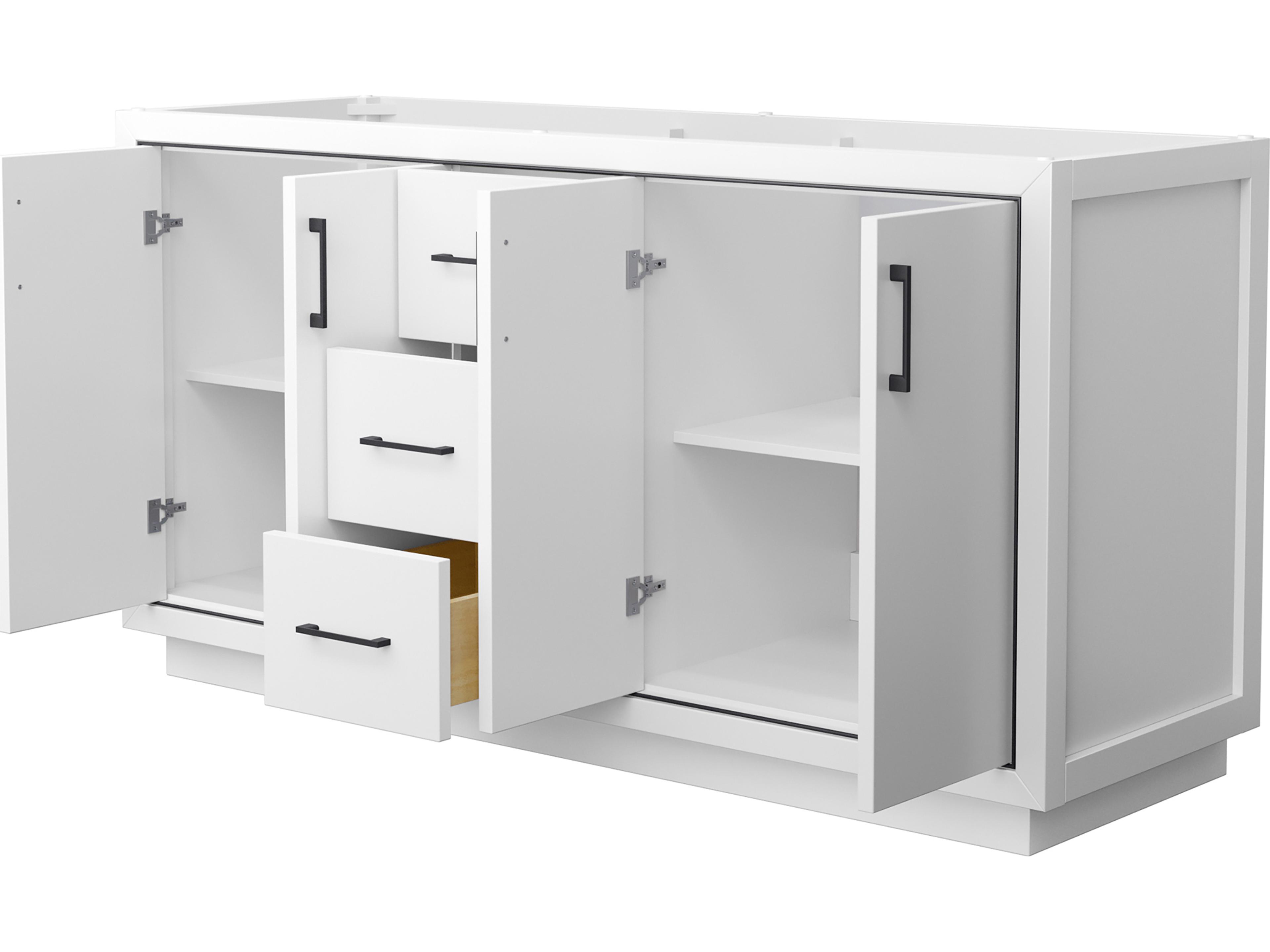 Wyndham Collection Icon 65" White Vanity