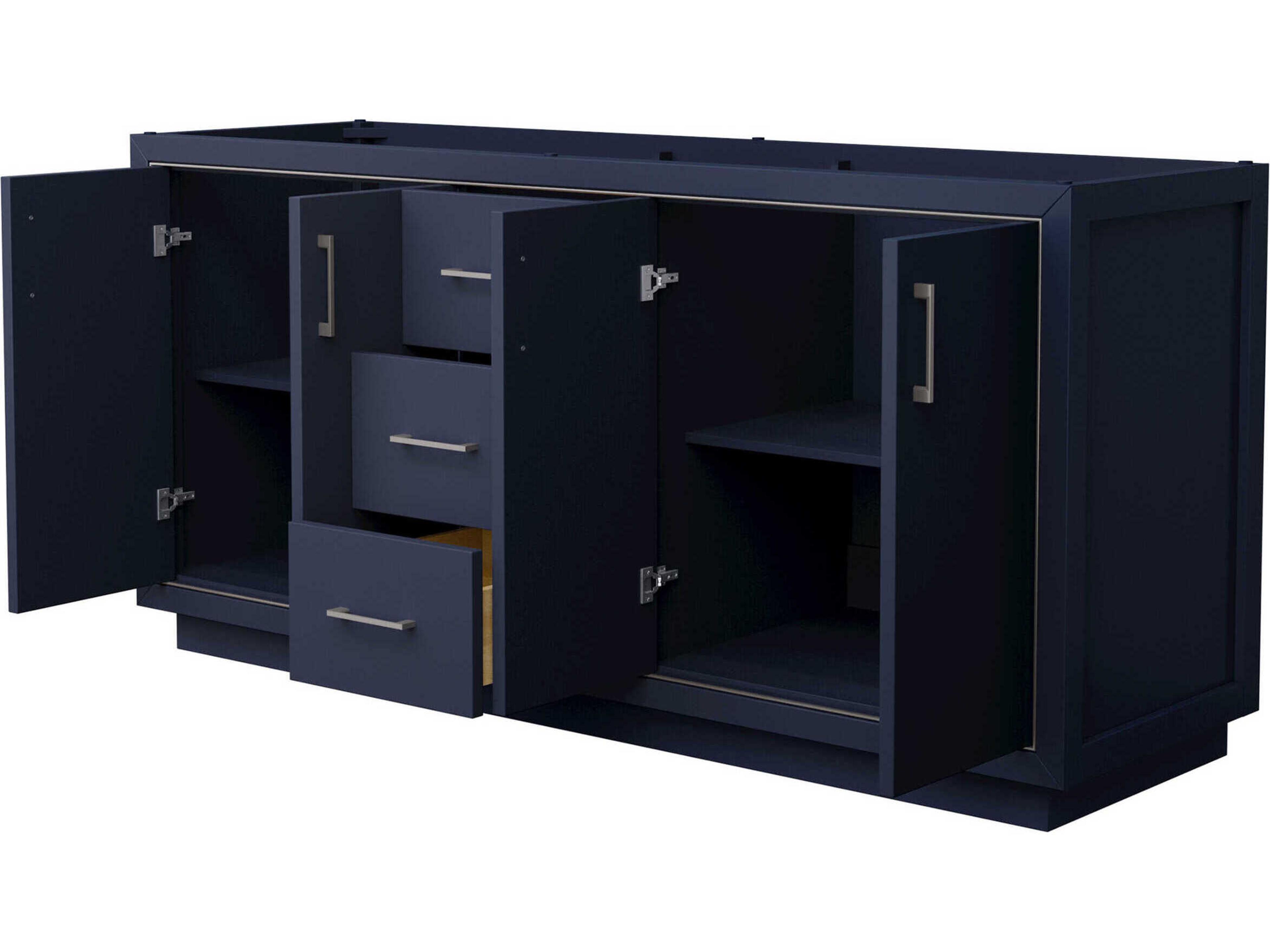 Wyndham Collection Icon 71" Dark Blue Vanity