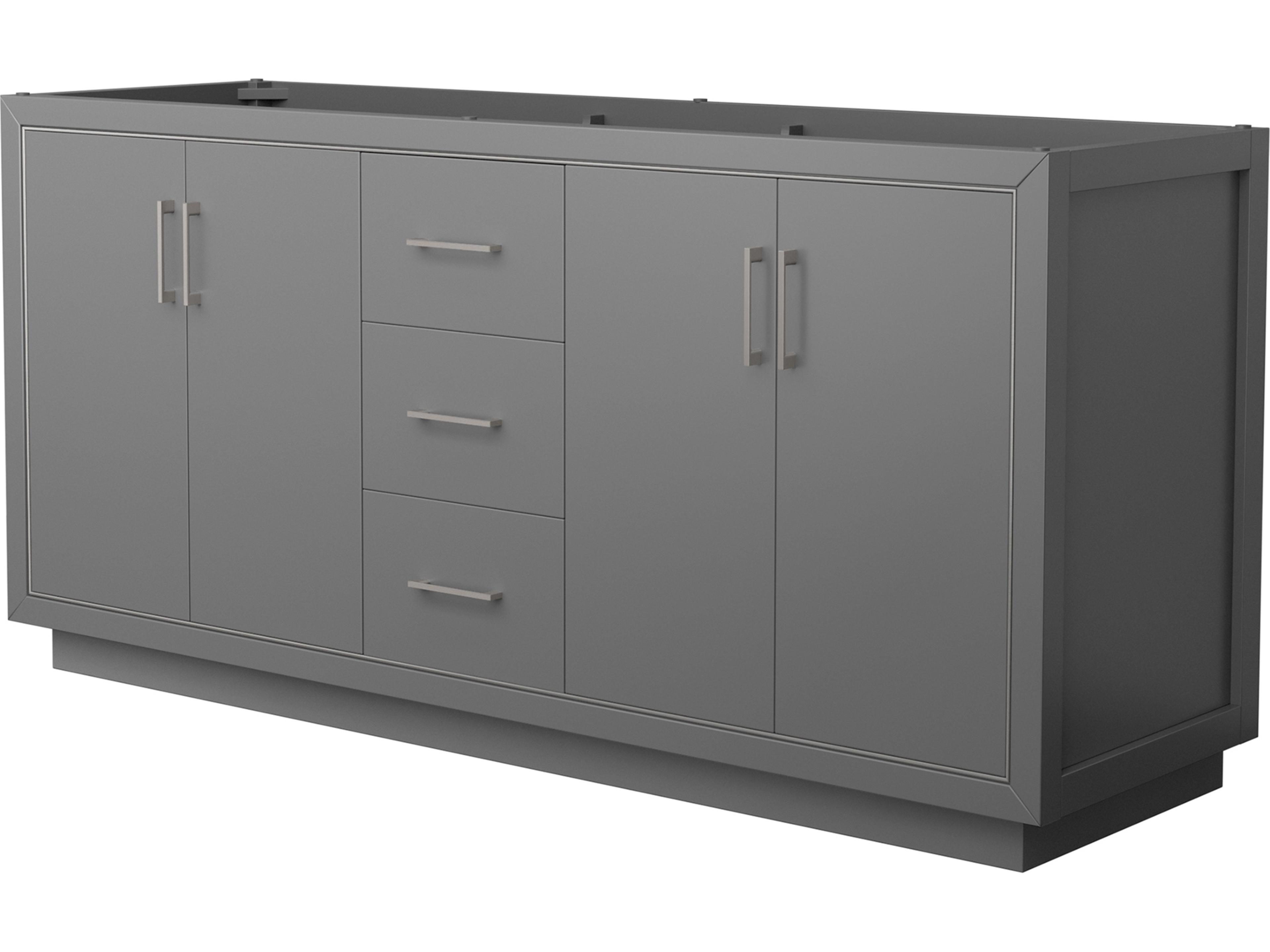 Wyndham Collection Icon 71" Dark Gray Vanity