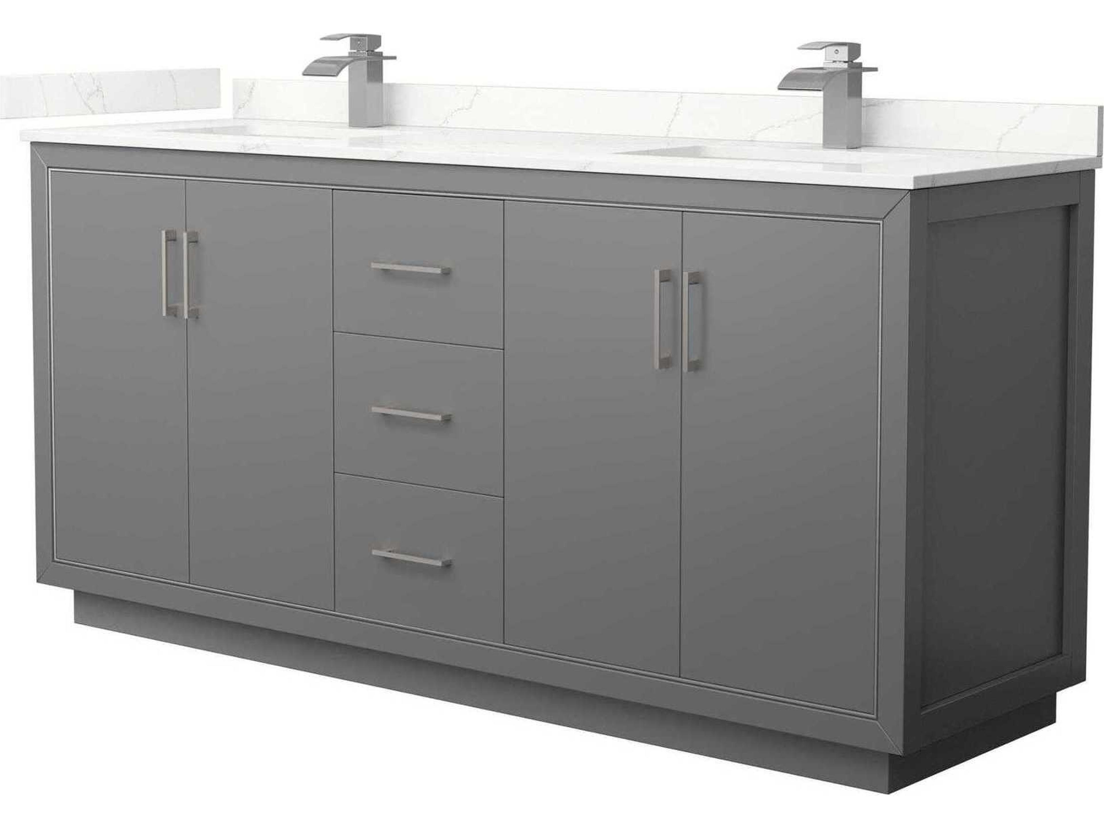 Icon 72" Dark Gray Vanity
