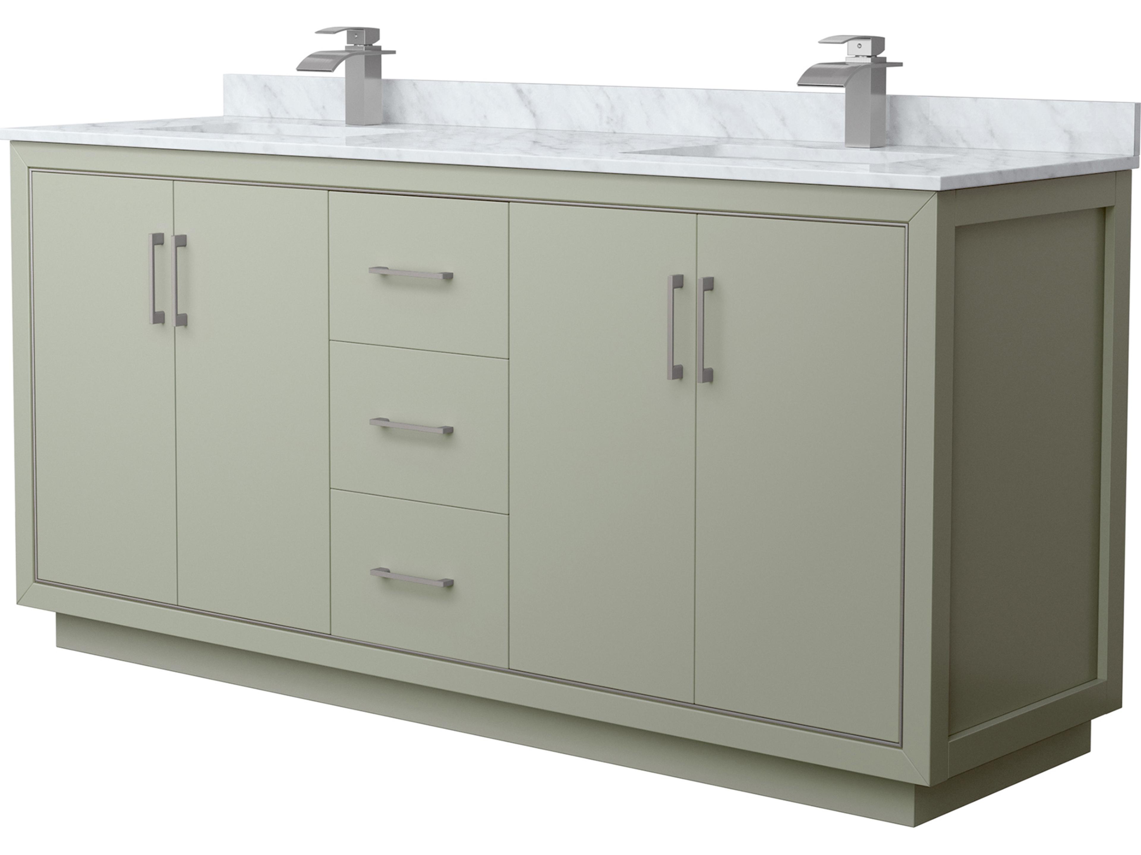 Wyndham Collection Icon 72" Light Green Vanity