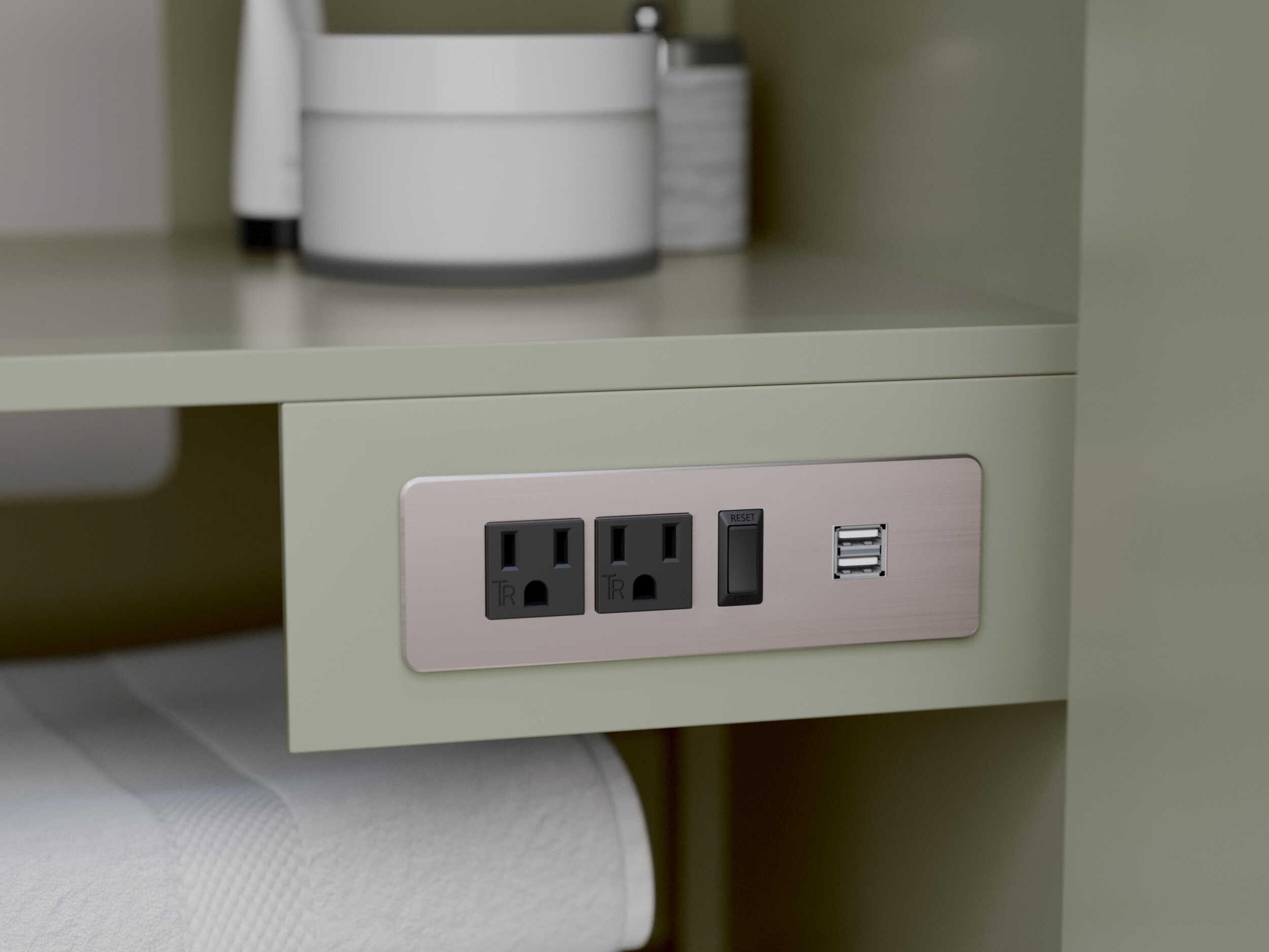 Wyndham Collection Icon 71" Light Green Vanity with 70" Mirror