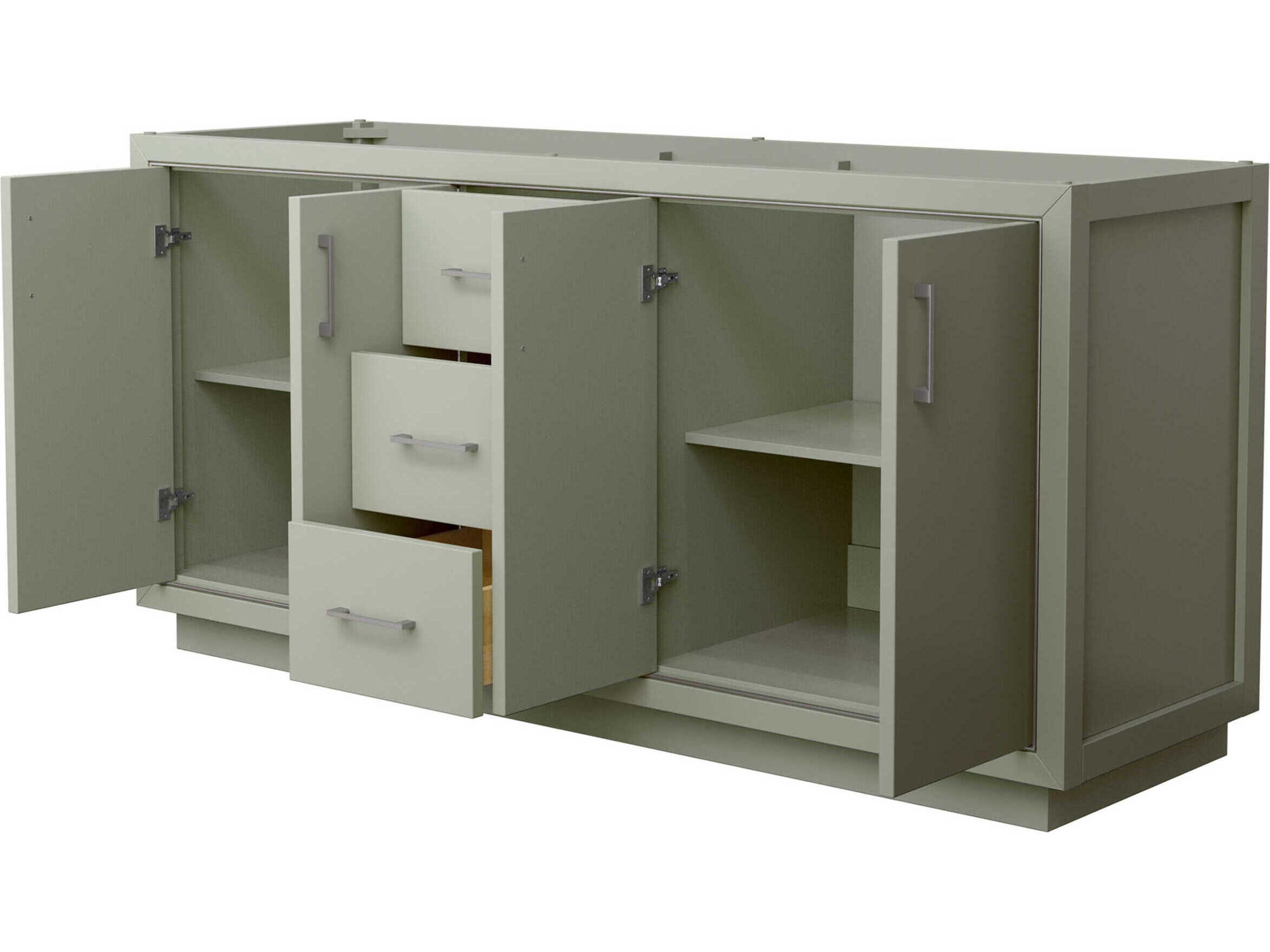 Wyndham Collection Icon 71" Light Green Vanity