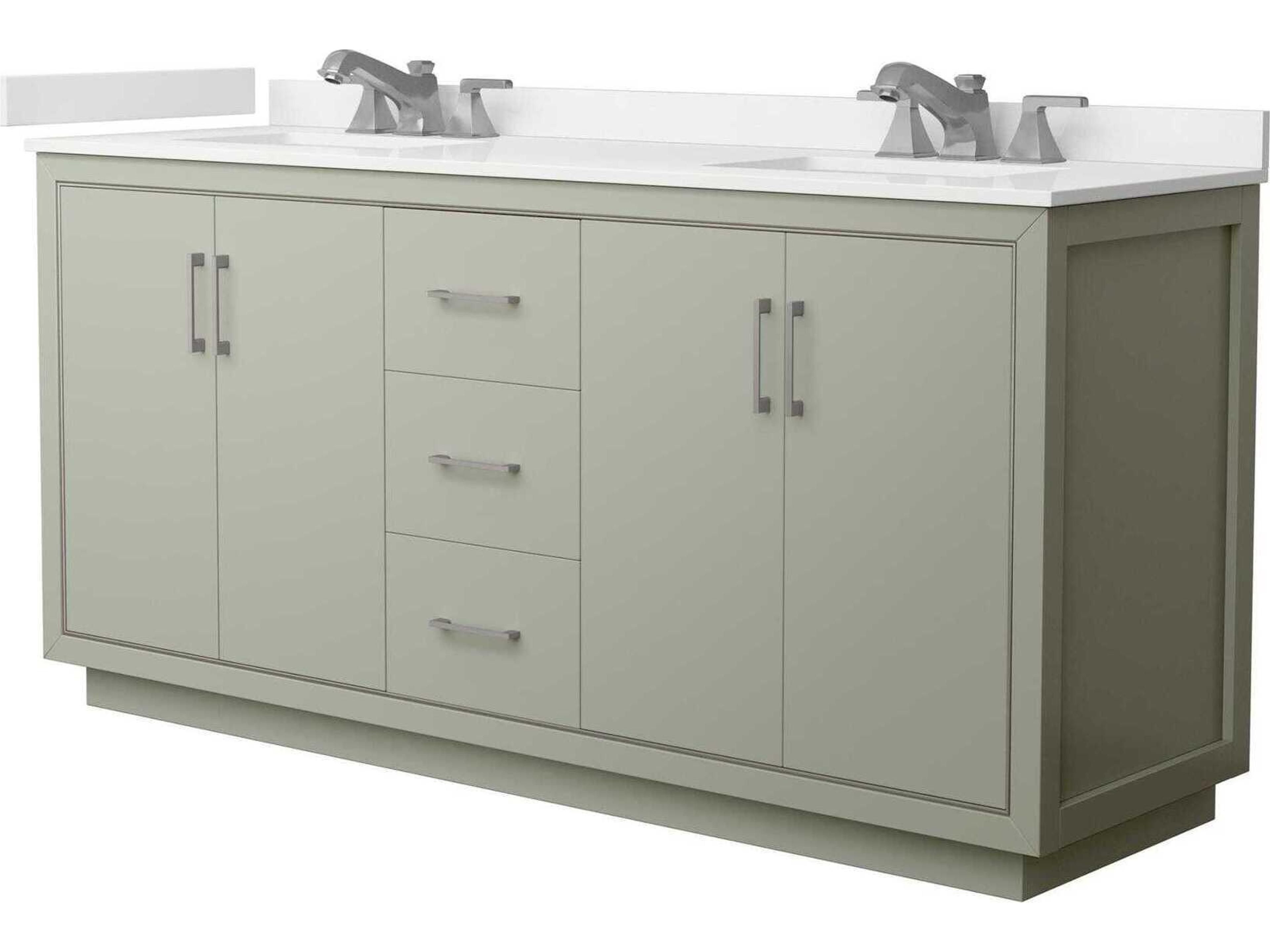 Wyndham Collection Icon 72" Light Green Vanity
