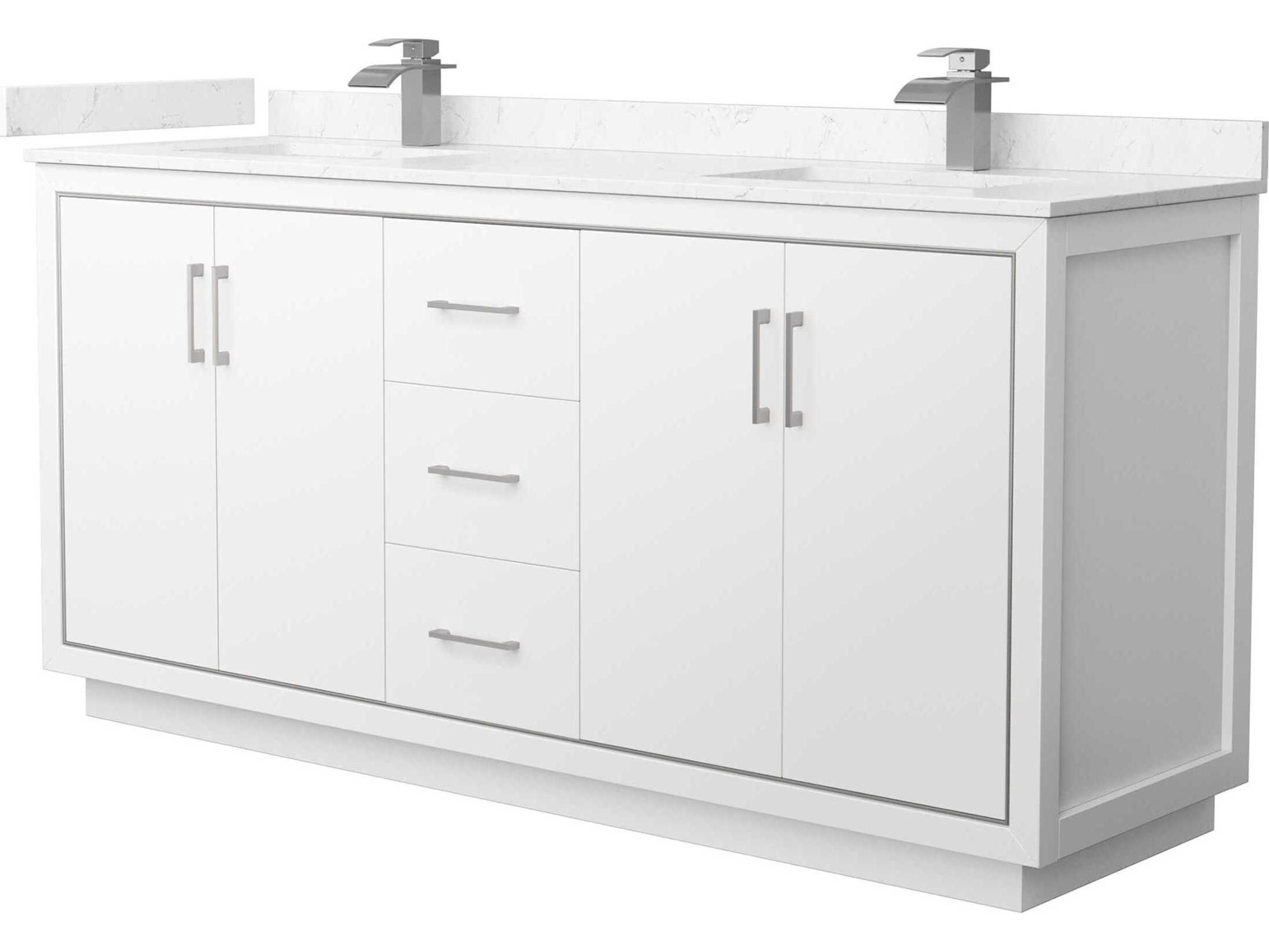 Wyndham Collection Icon 72" White Vanity