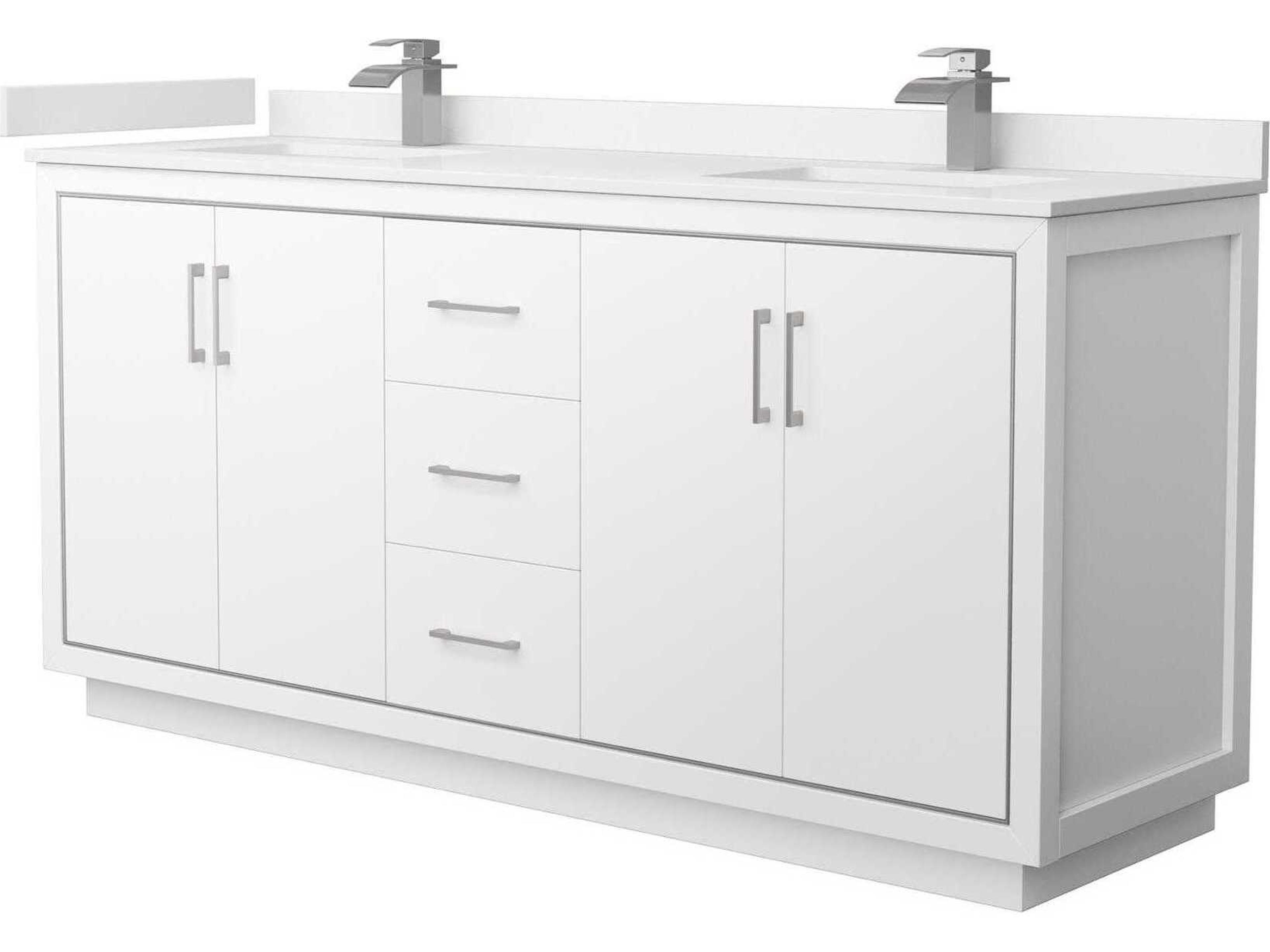 Wyndham Collection Icon 72" White Vanity