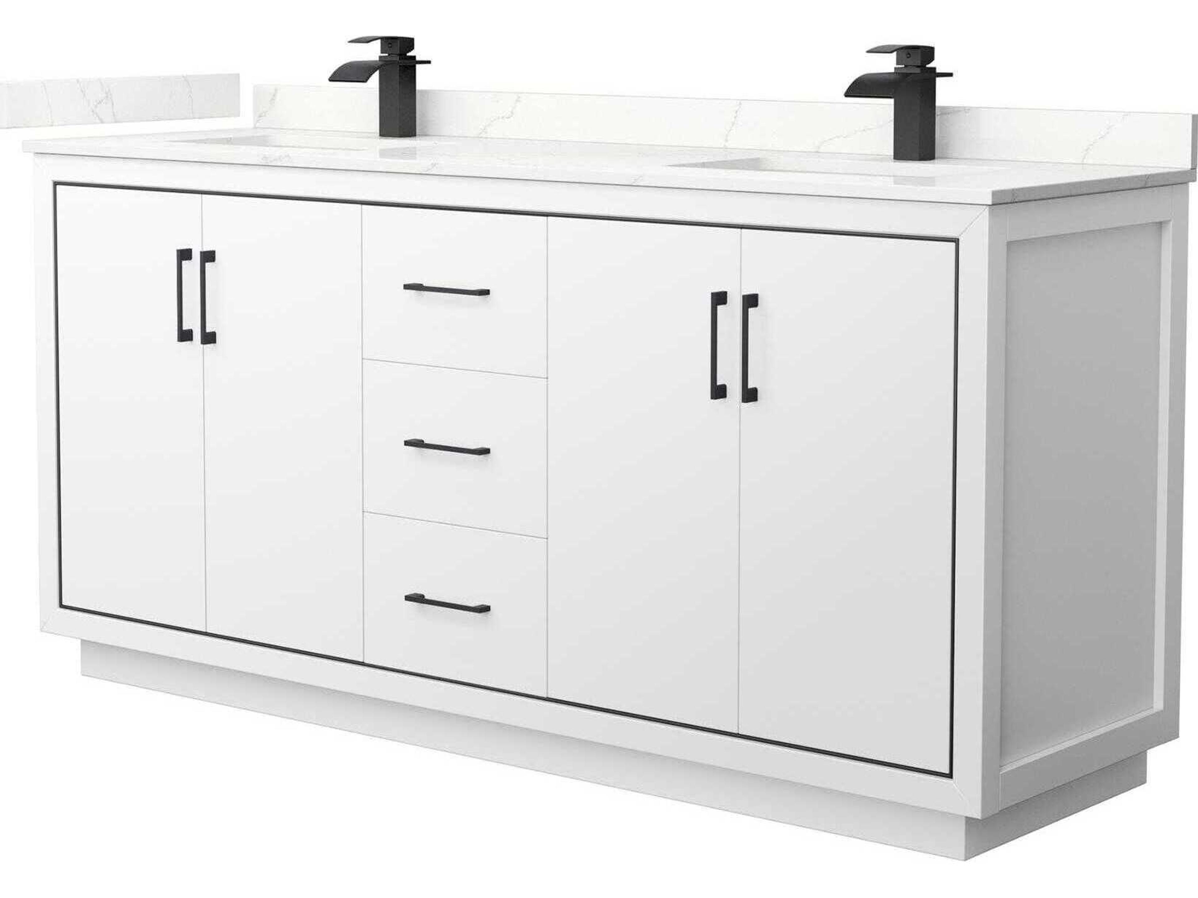 Wyndham Collection Icon 72" White Vanity