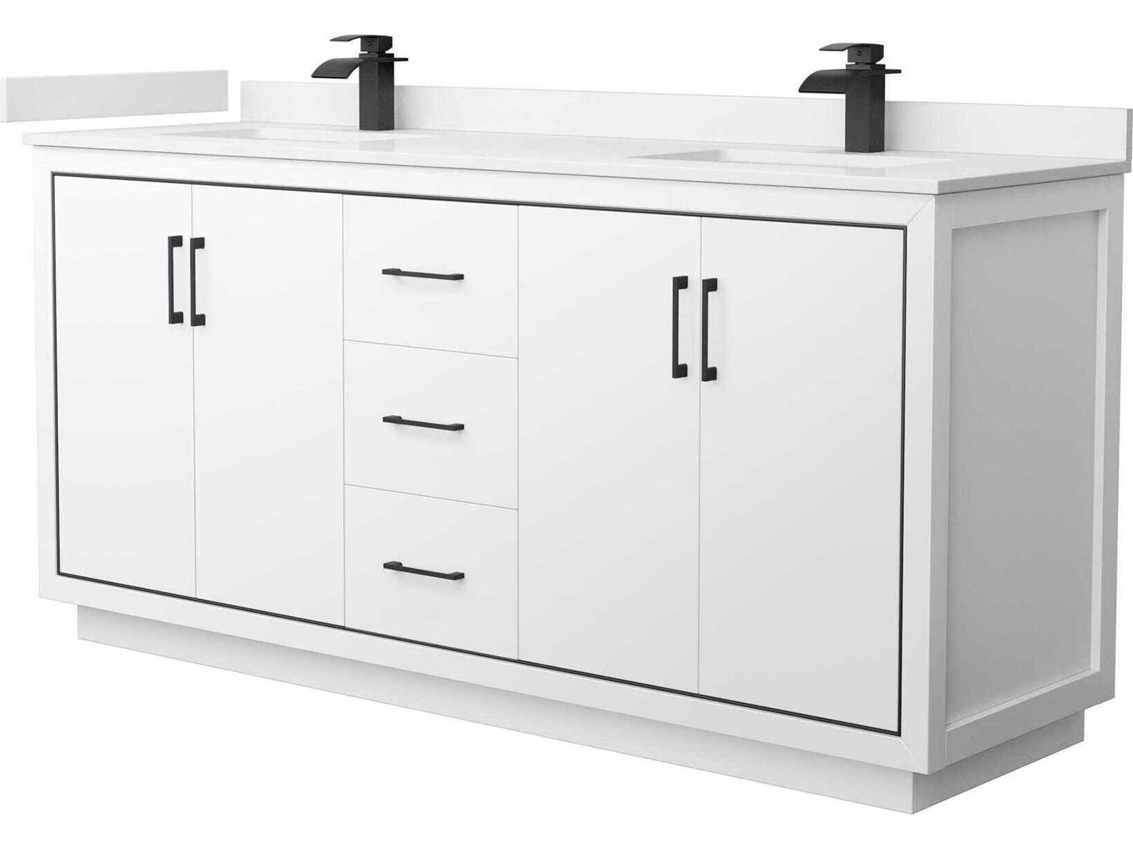 Wyndham Collection Icon 72" White Vanity