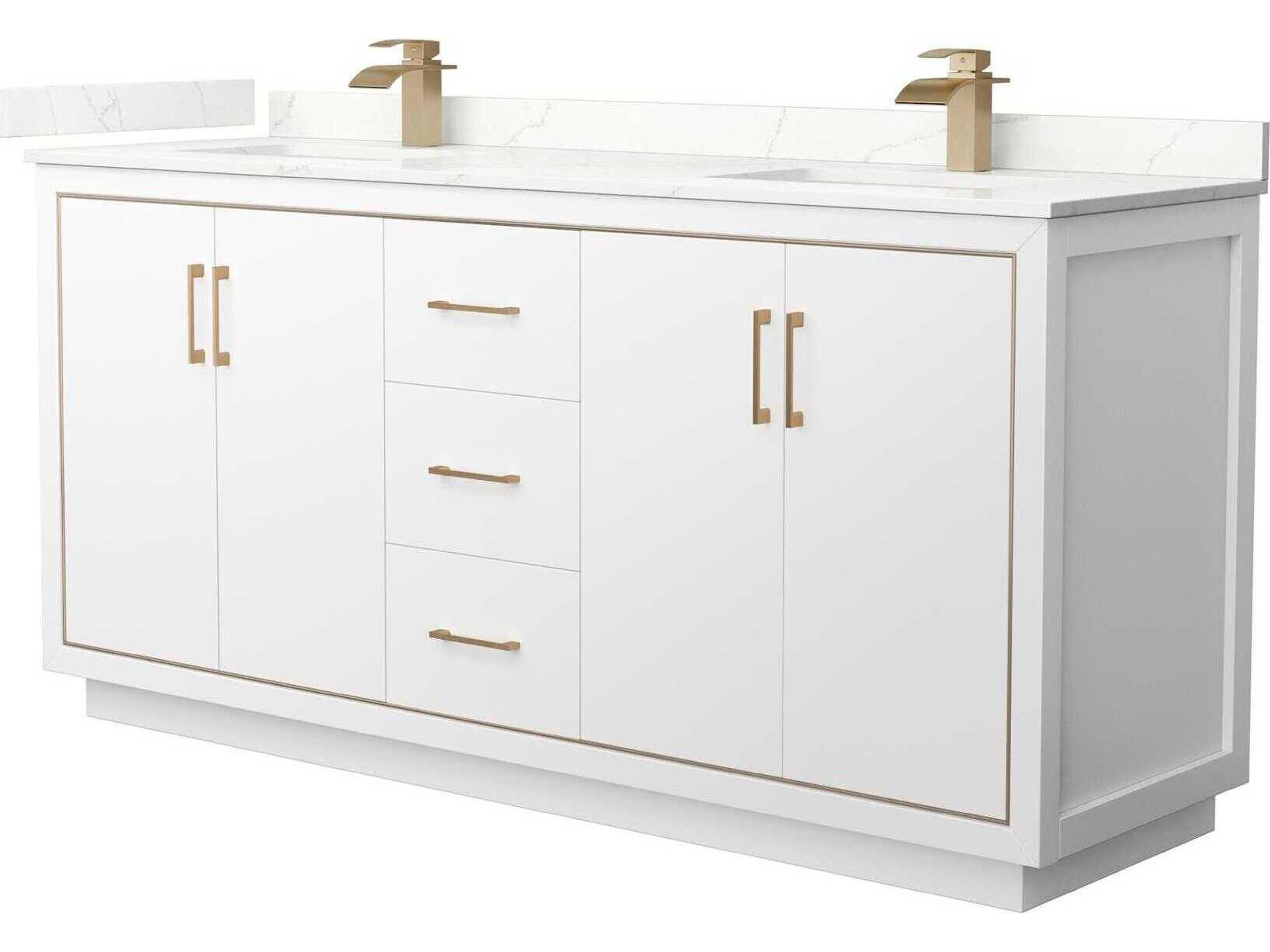 Wyndham Collection Icon 72" White Vanity
