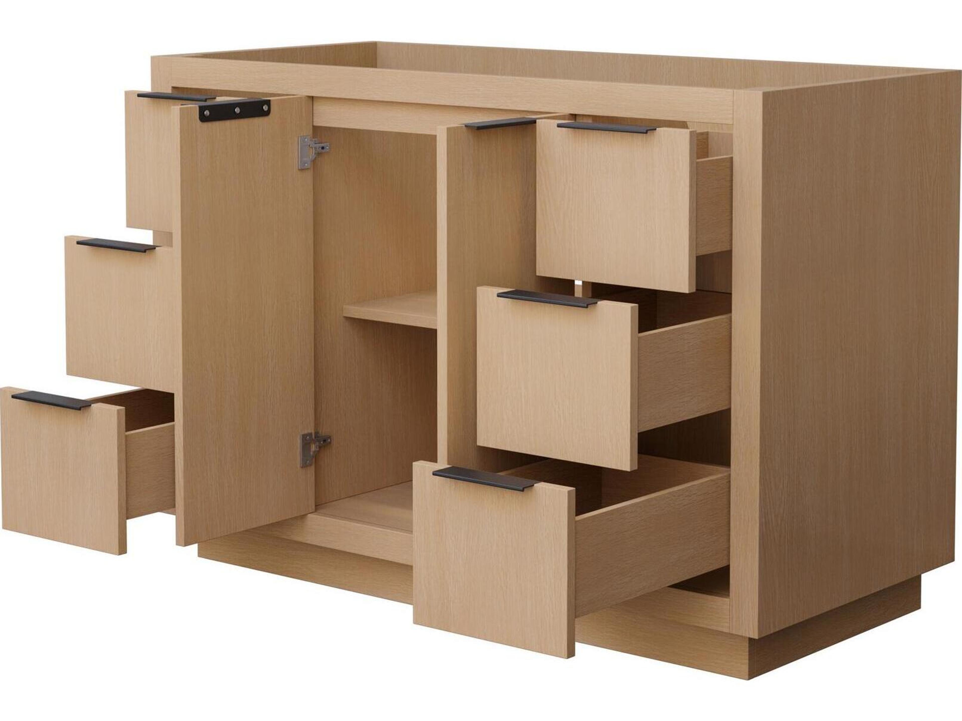 Wyndham Collection Maroni 47" Light Straw Vanity