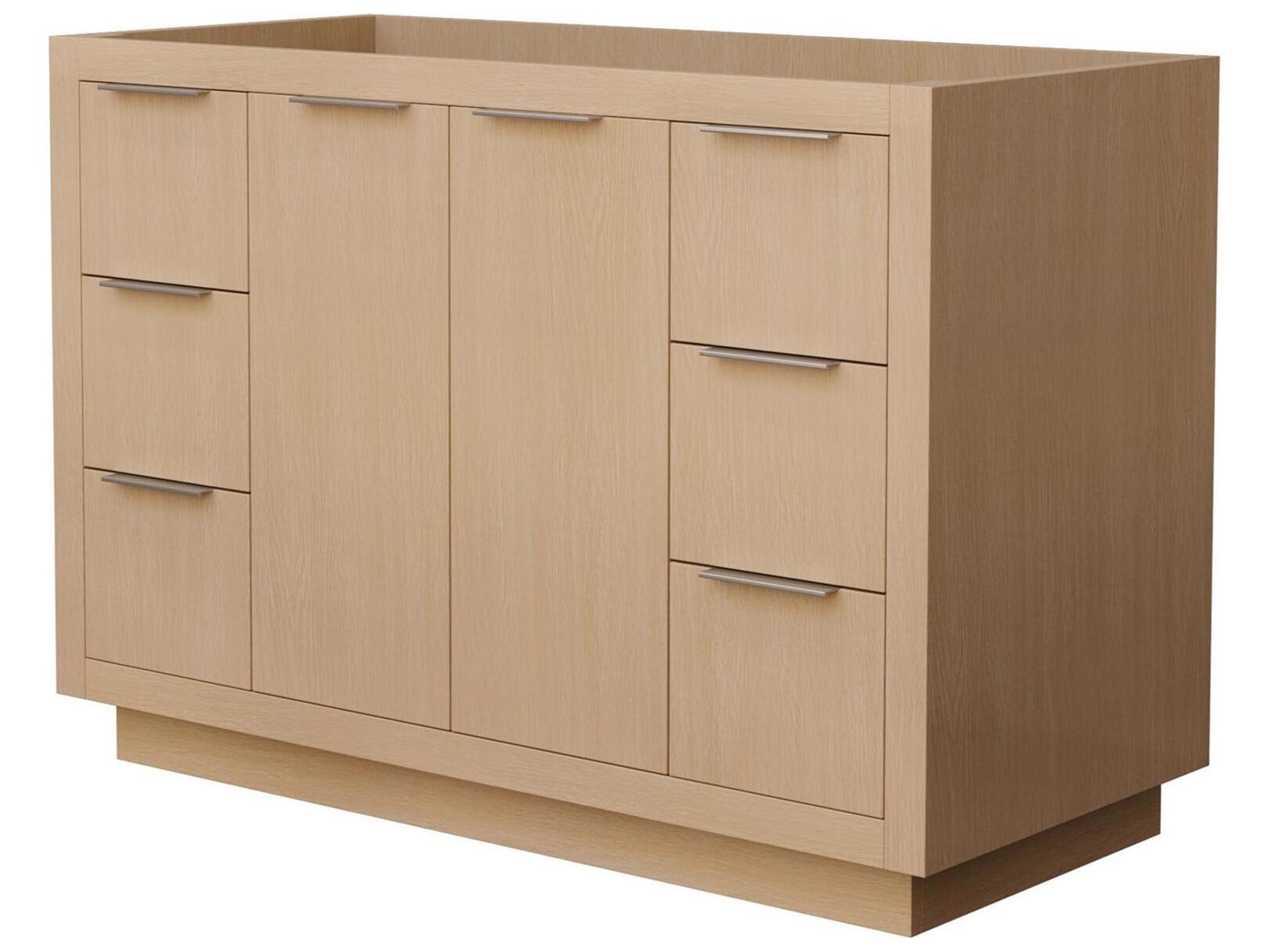 Wyndham Collection Maroni 47" Light Straw Vanity