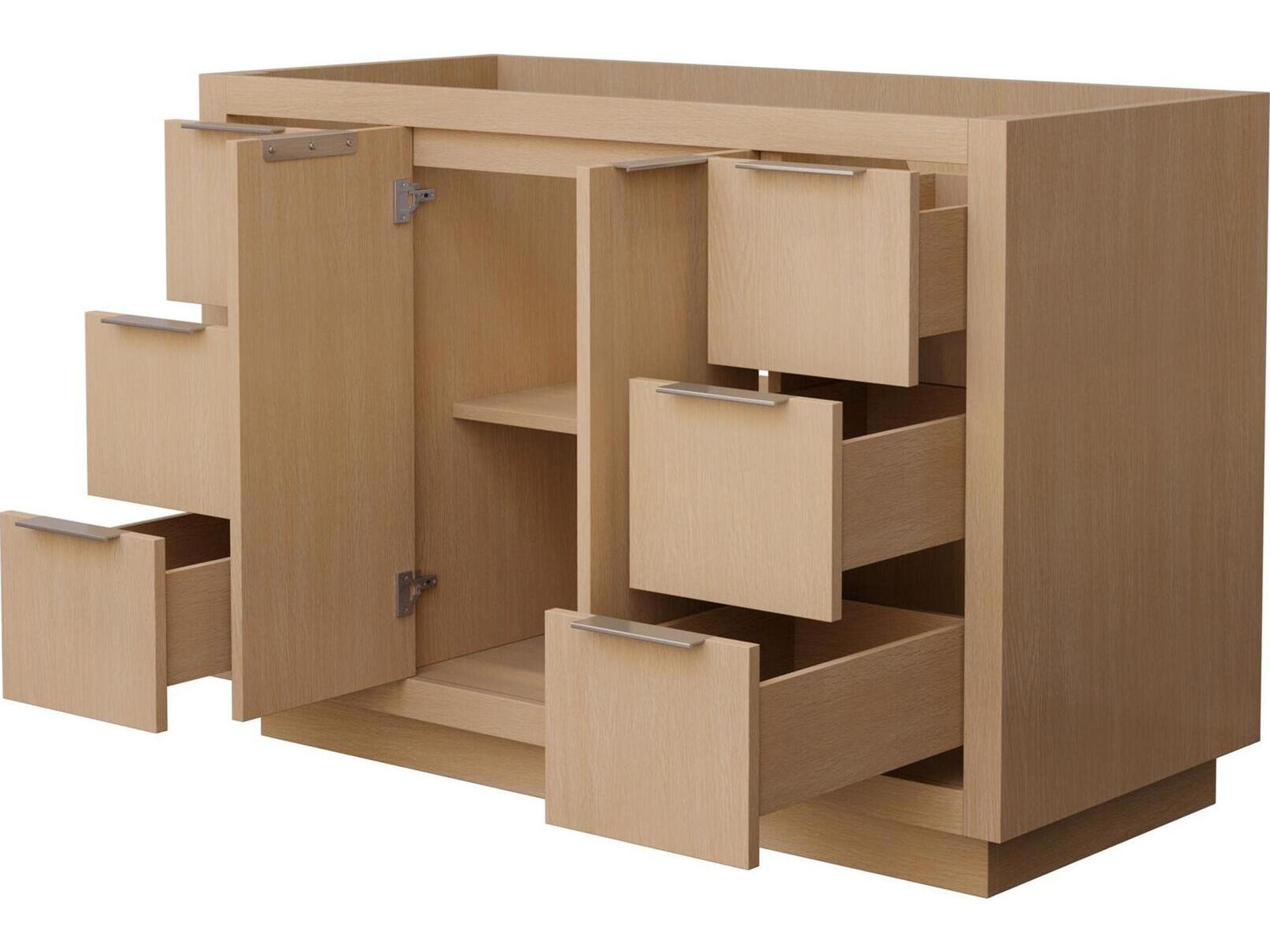 Wyndham Collection Maroni 47" Light Straw Vanity