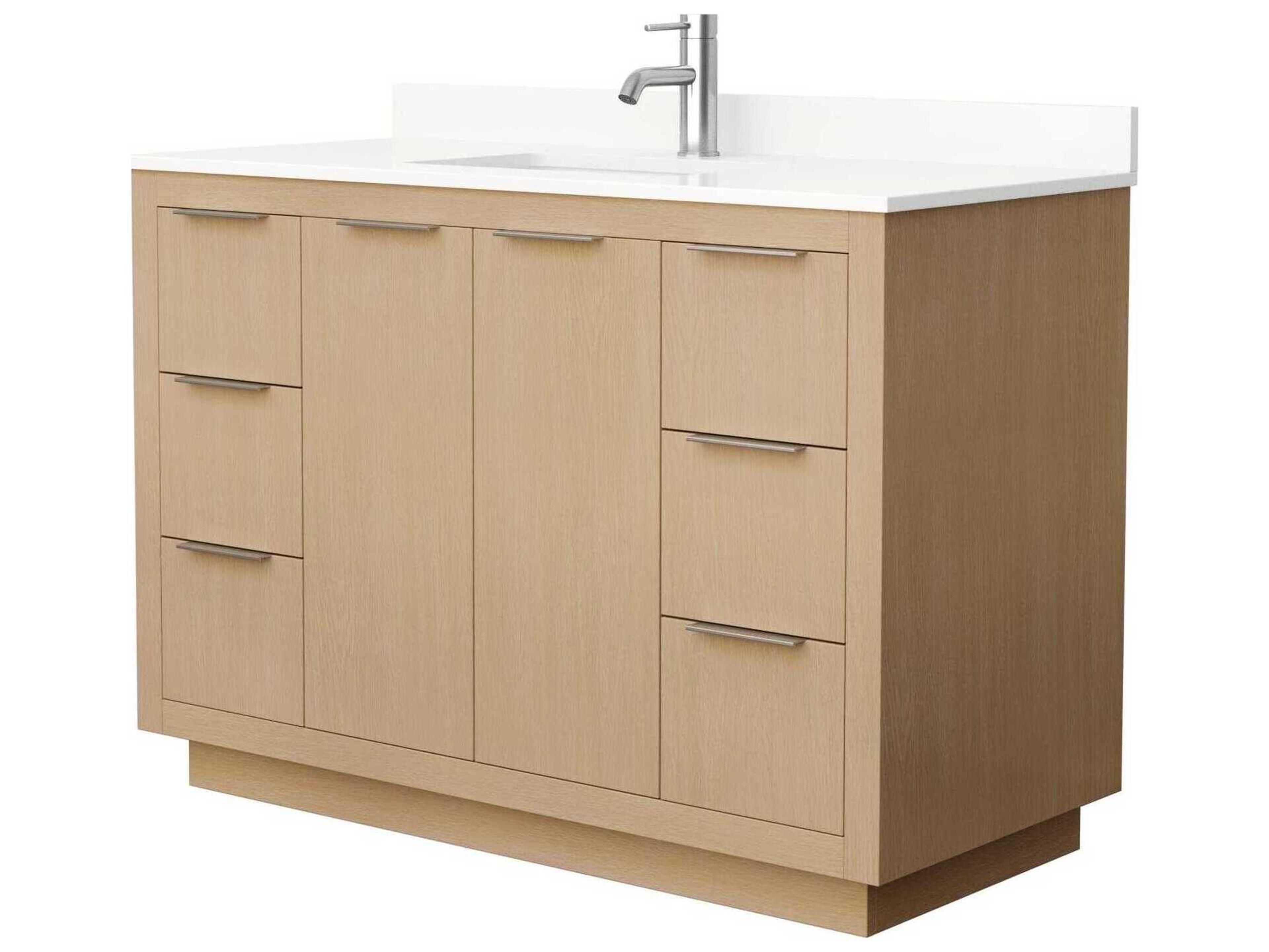 Wyndham Collection Maroni 48" Light Straw Vanity