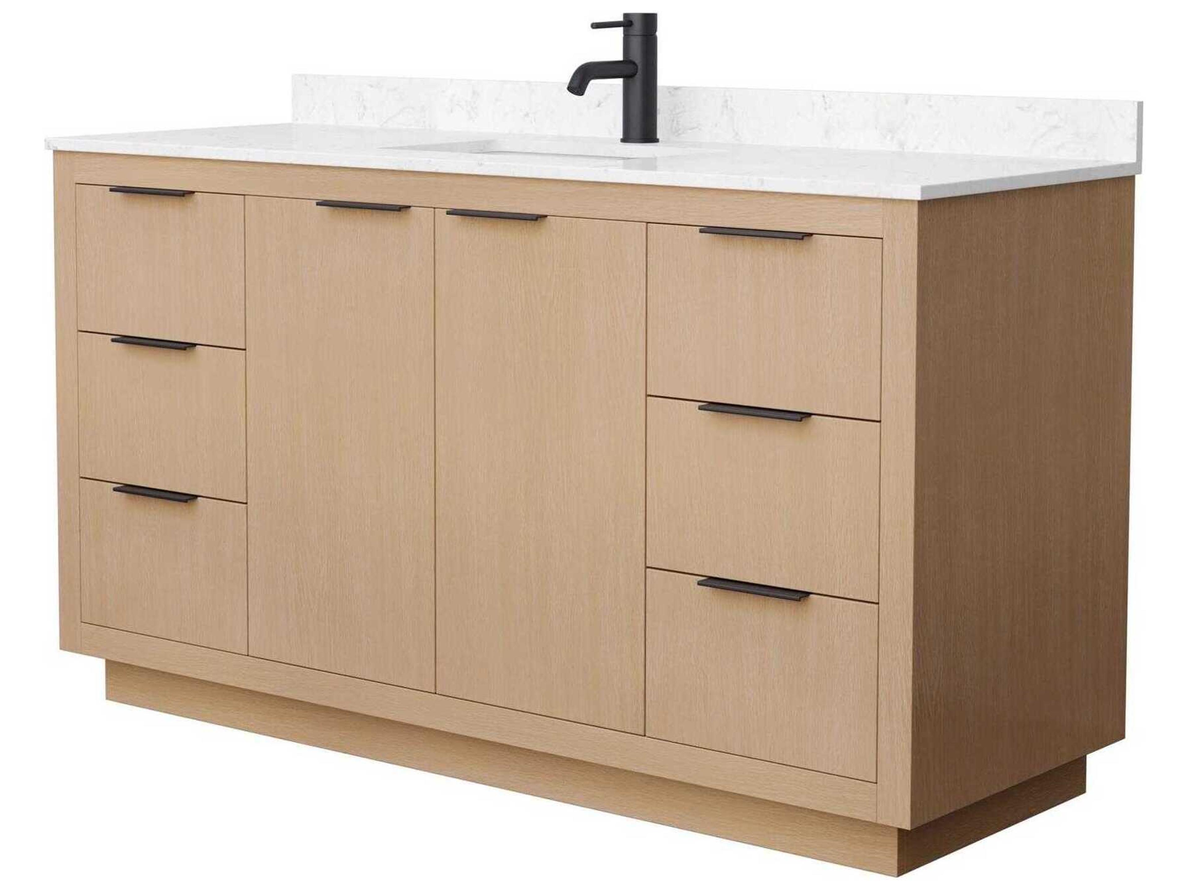 Maroni 60" Light Straw Vanity